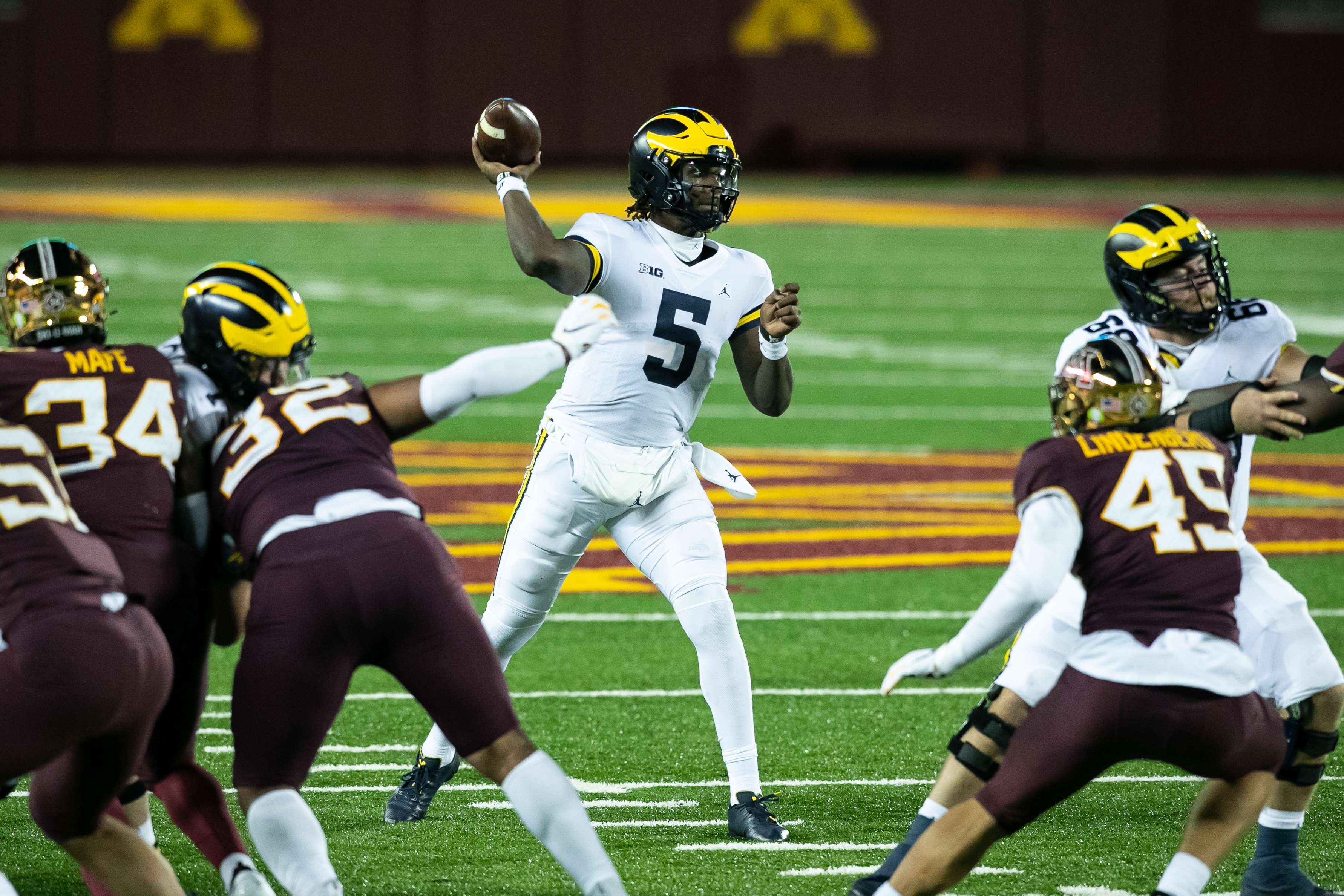 Michigan Football on X: Congratulations Donovan Jeter on reaching