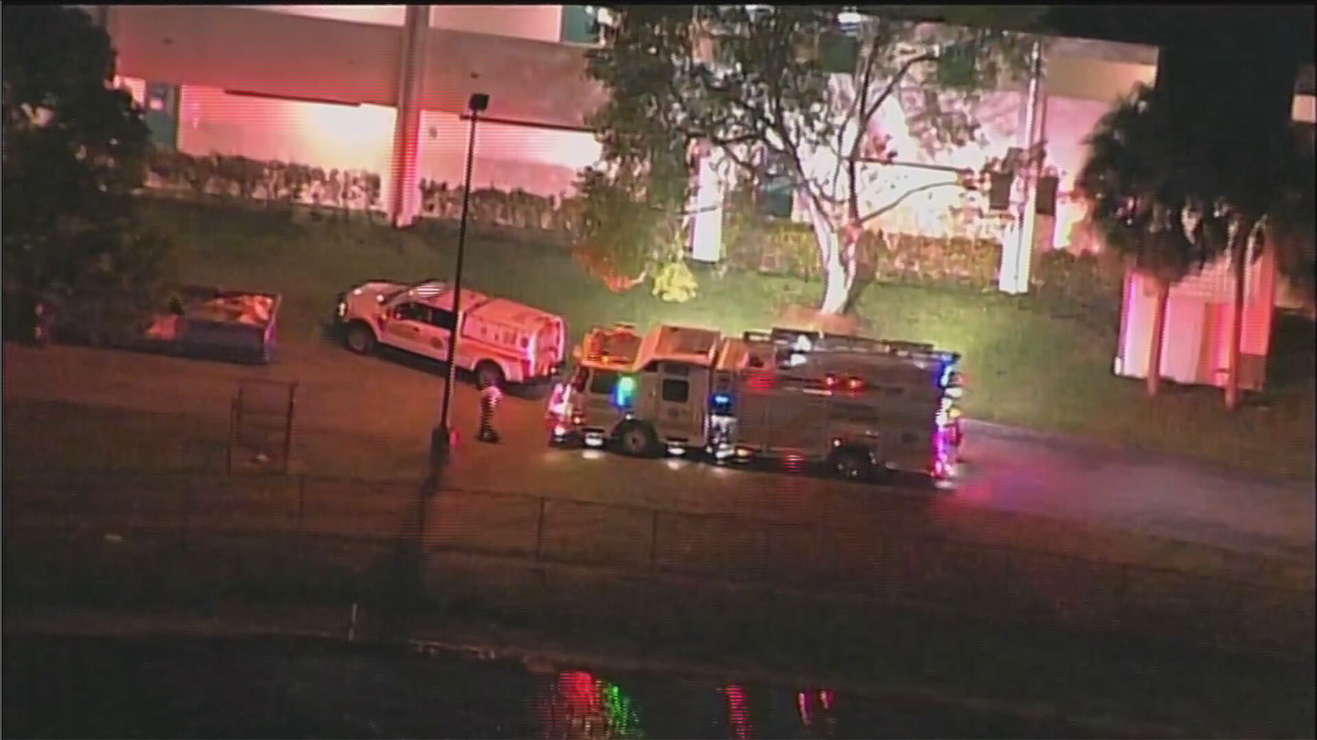 Fire reported at technical college in Davie