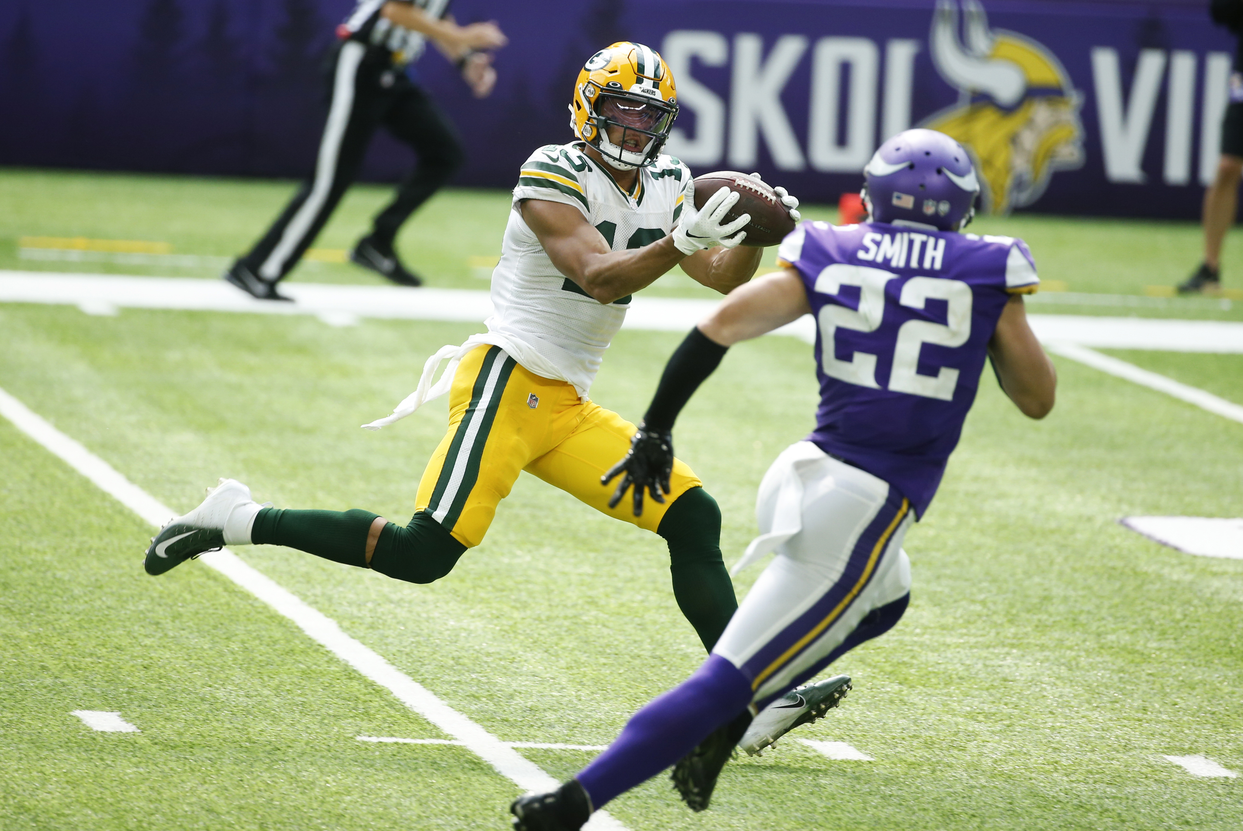 Gjallarhorn is silent as Vikings honor George Floyd in pregame