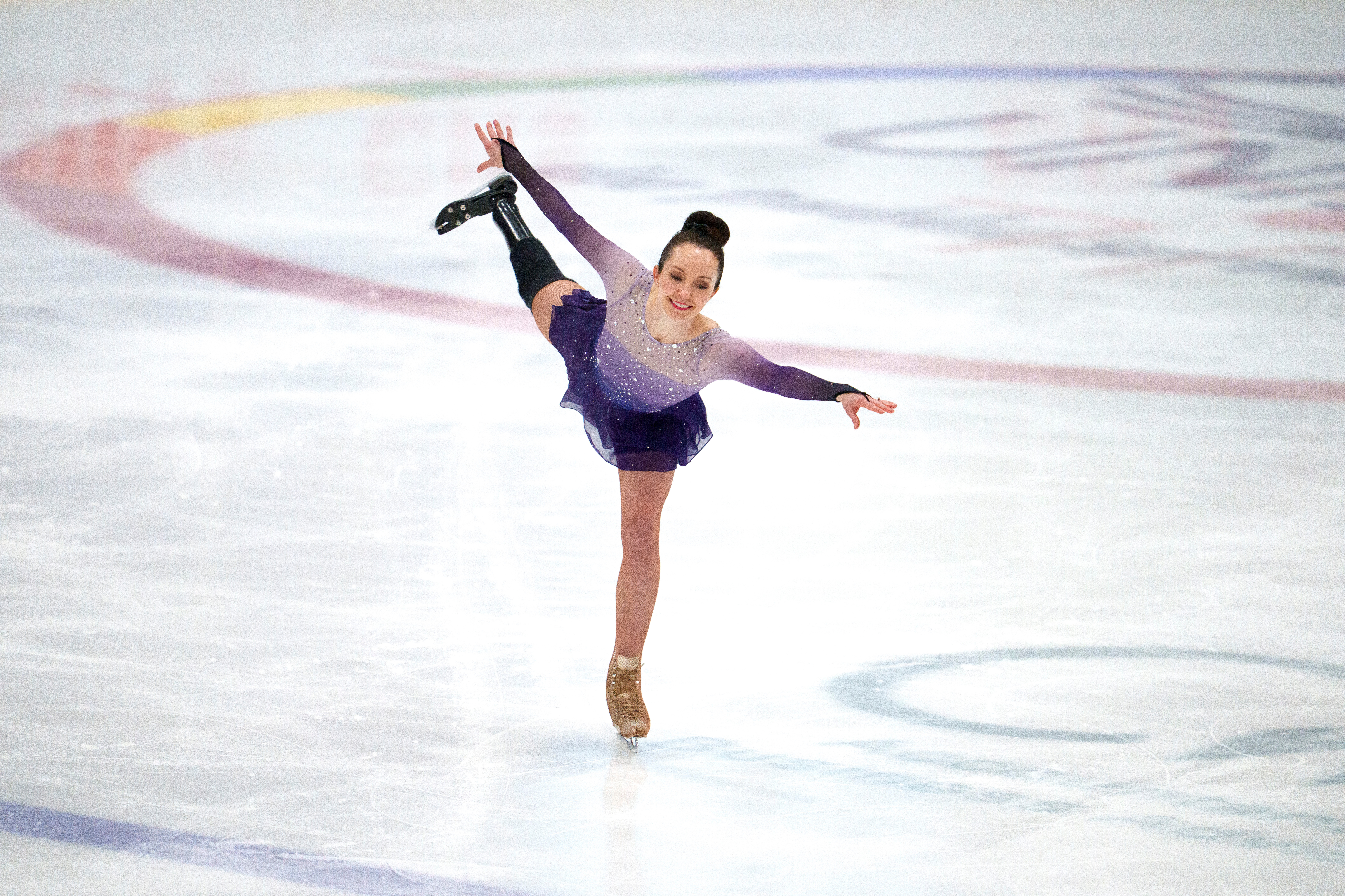 Figure skaters with disabilities seek a place in the Paralympic
