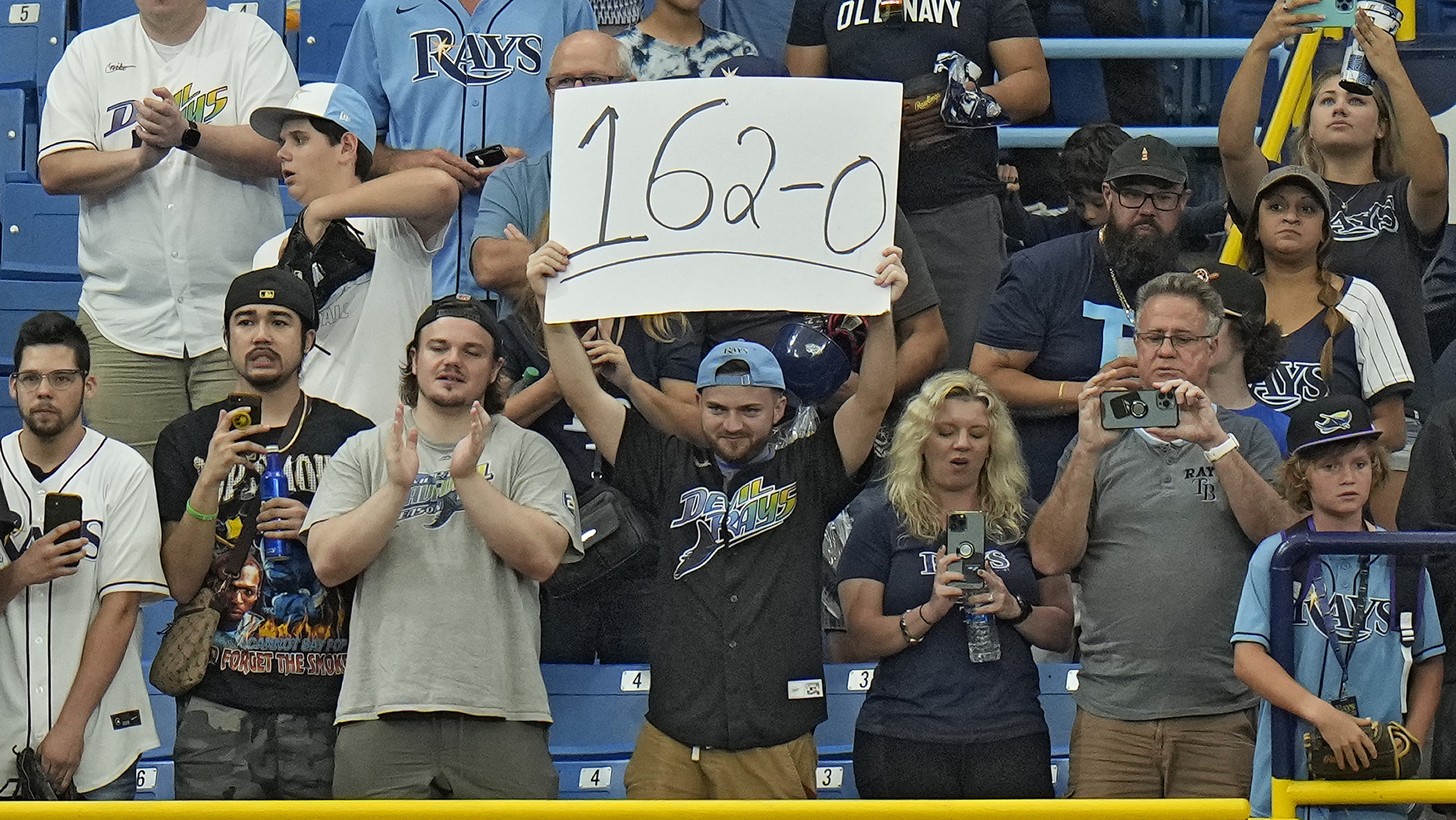 Fans of the Tampa Bay Rays