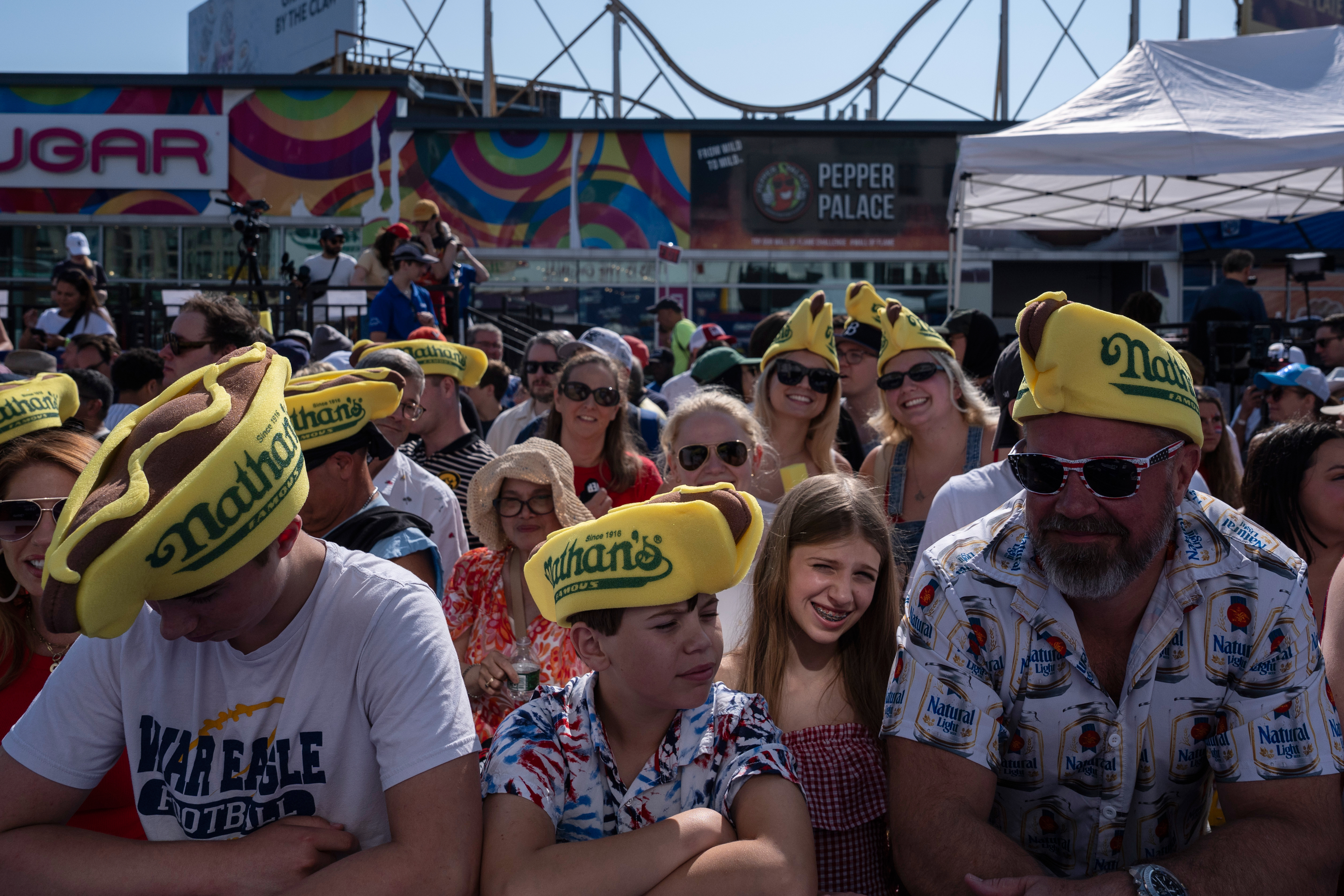 Joey Chestnut reclaims title in Nathan's Famous hot dog eating