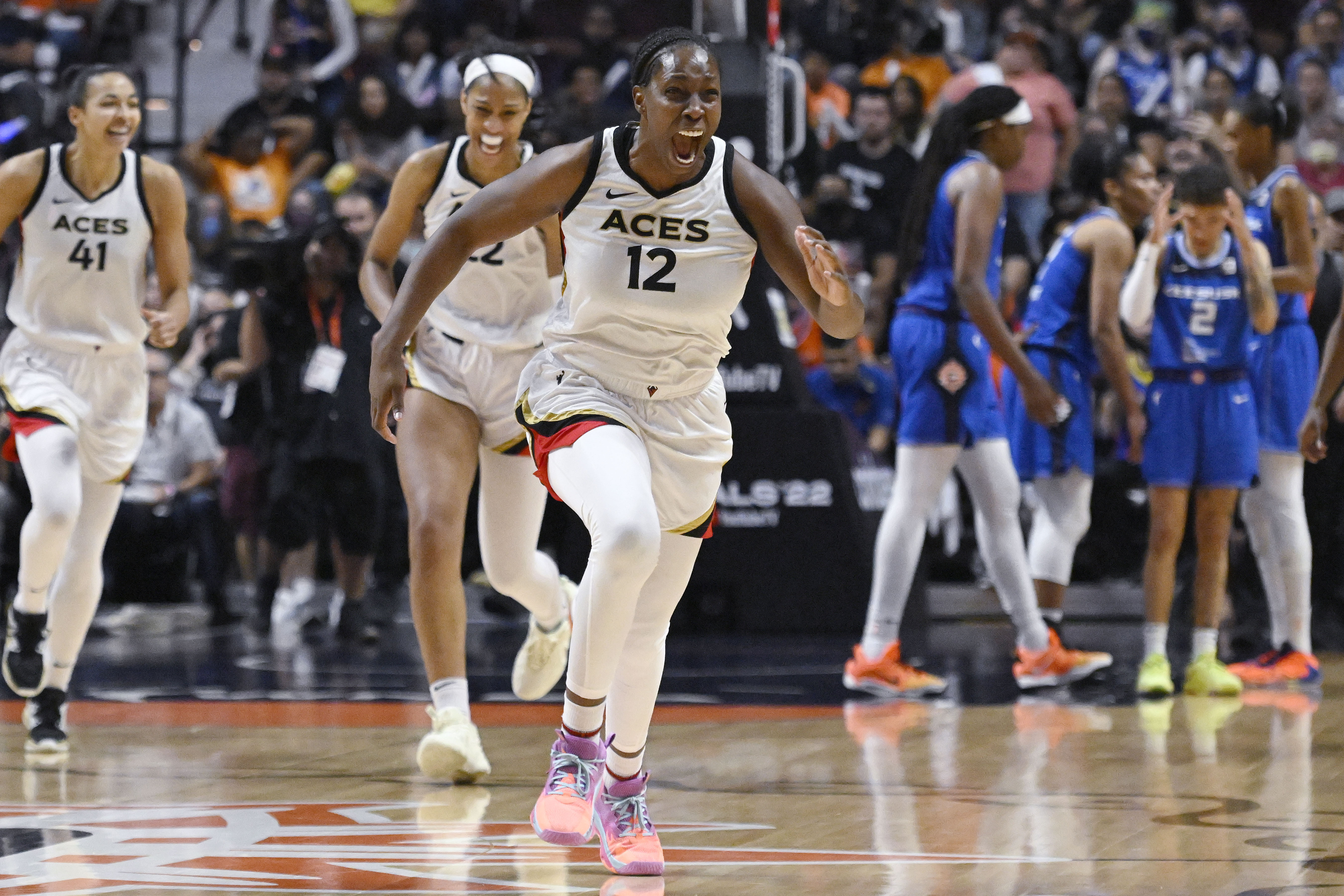 Aces beat Sun 85-71 behind A'ja Wilson, take 2-0 series lead in