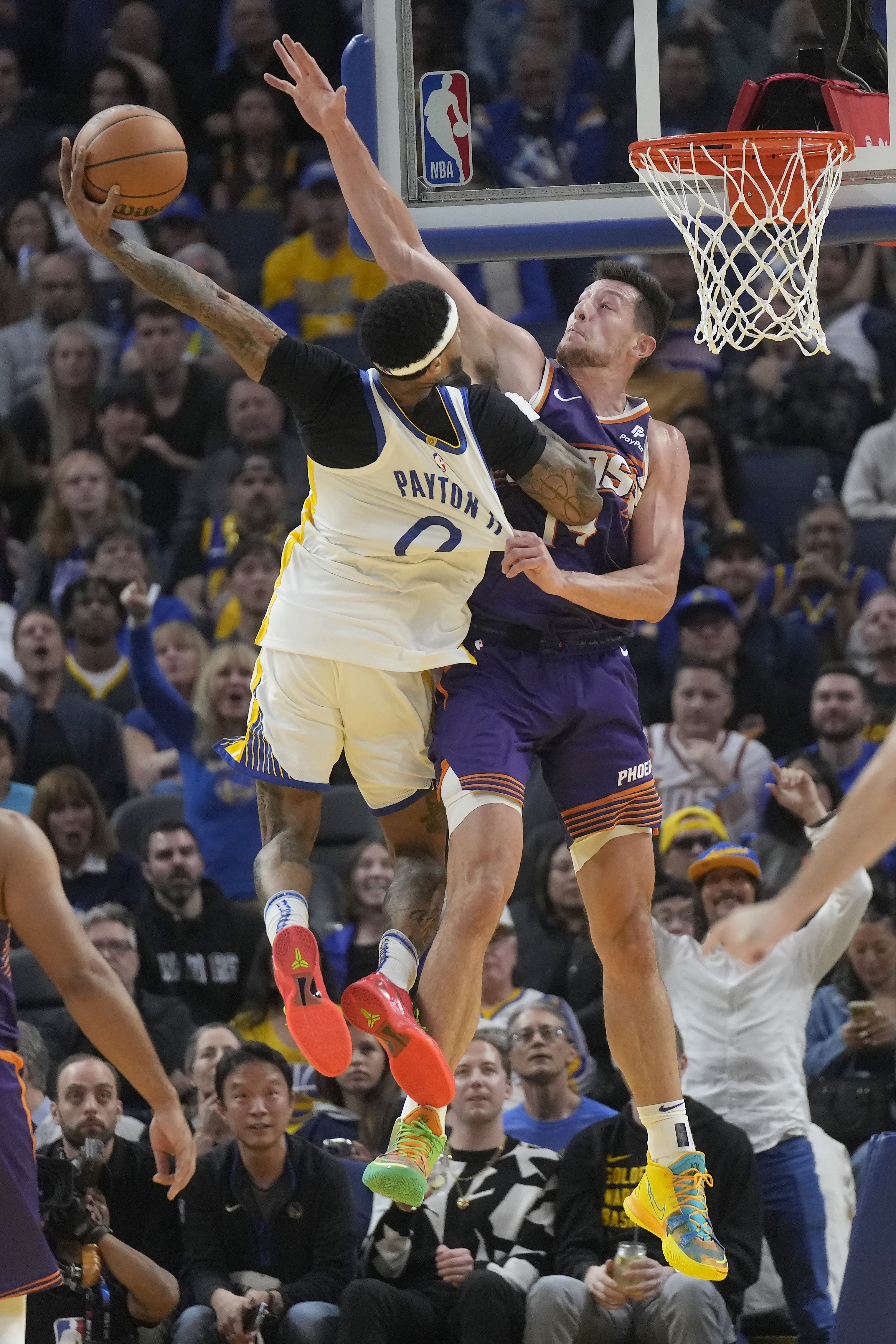 STEPHEN CURRY GOLDEN STATE WARRIORS SLAM DUNKS PHOTO MOUNTED ON A