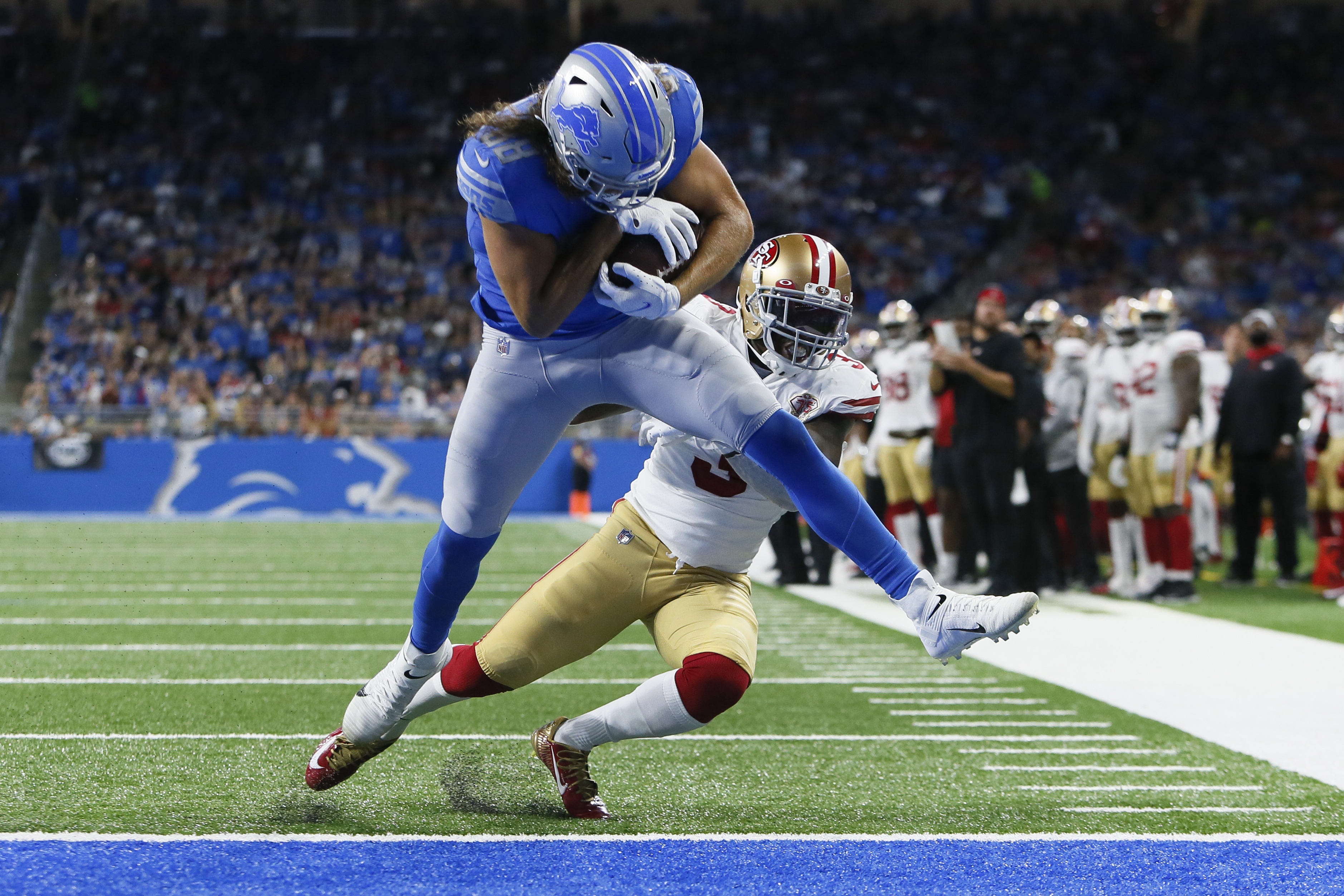 NFL Week 1: 49ers beat Lions in Detroit 41-33