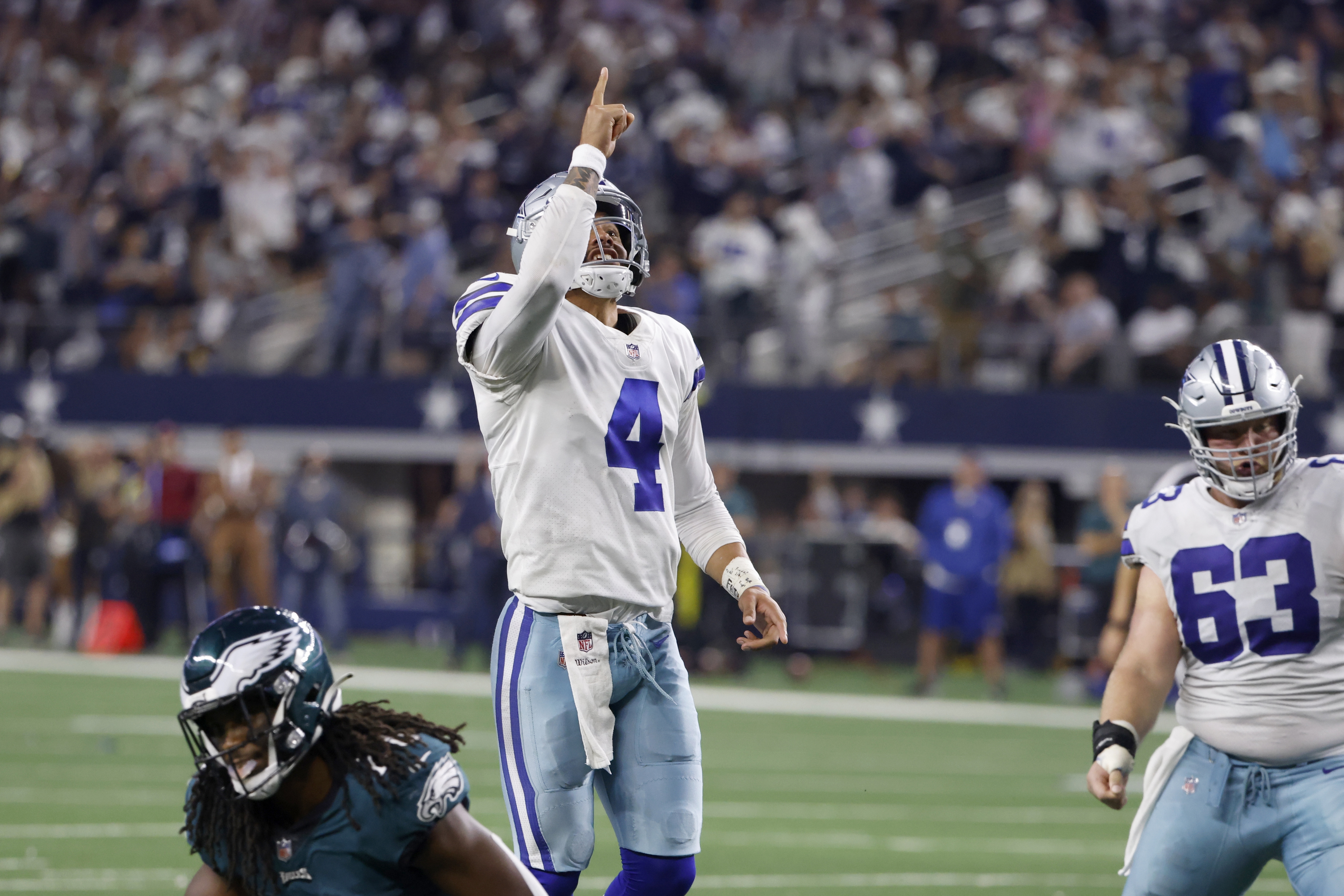 Dak Prescott asks for a knife to split Offensive Rookie of the Year award  with Ezekiel Elliott 