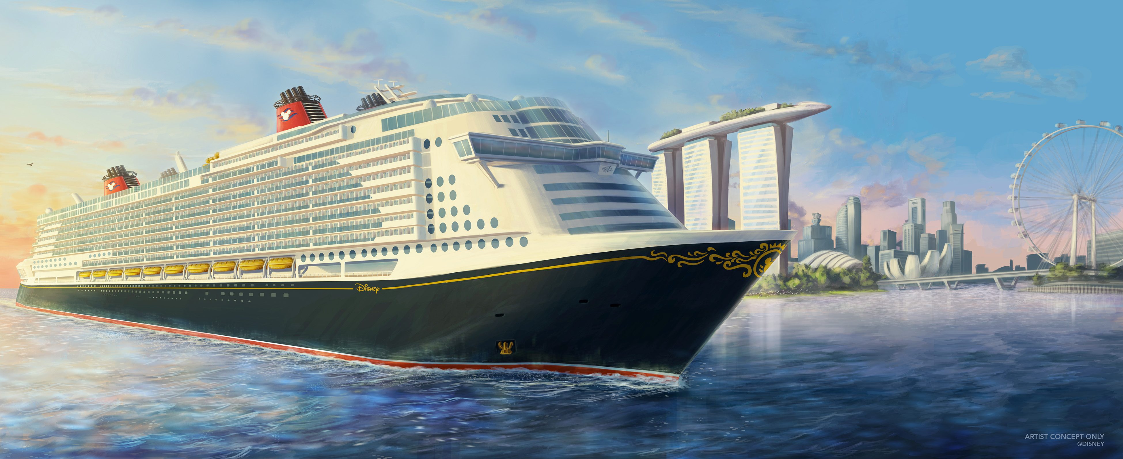 Disney Cruise Line Shares Image of Mickey & Minnie in New Silver Anniv.  Costumes - DCL Fan