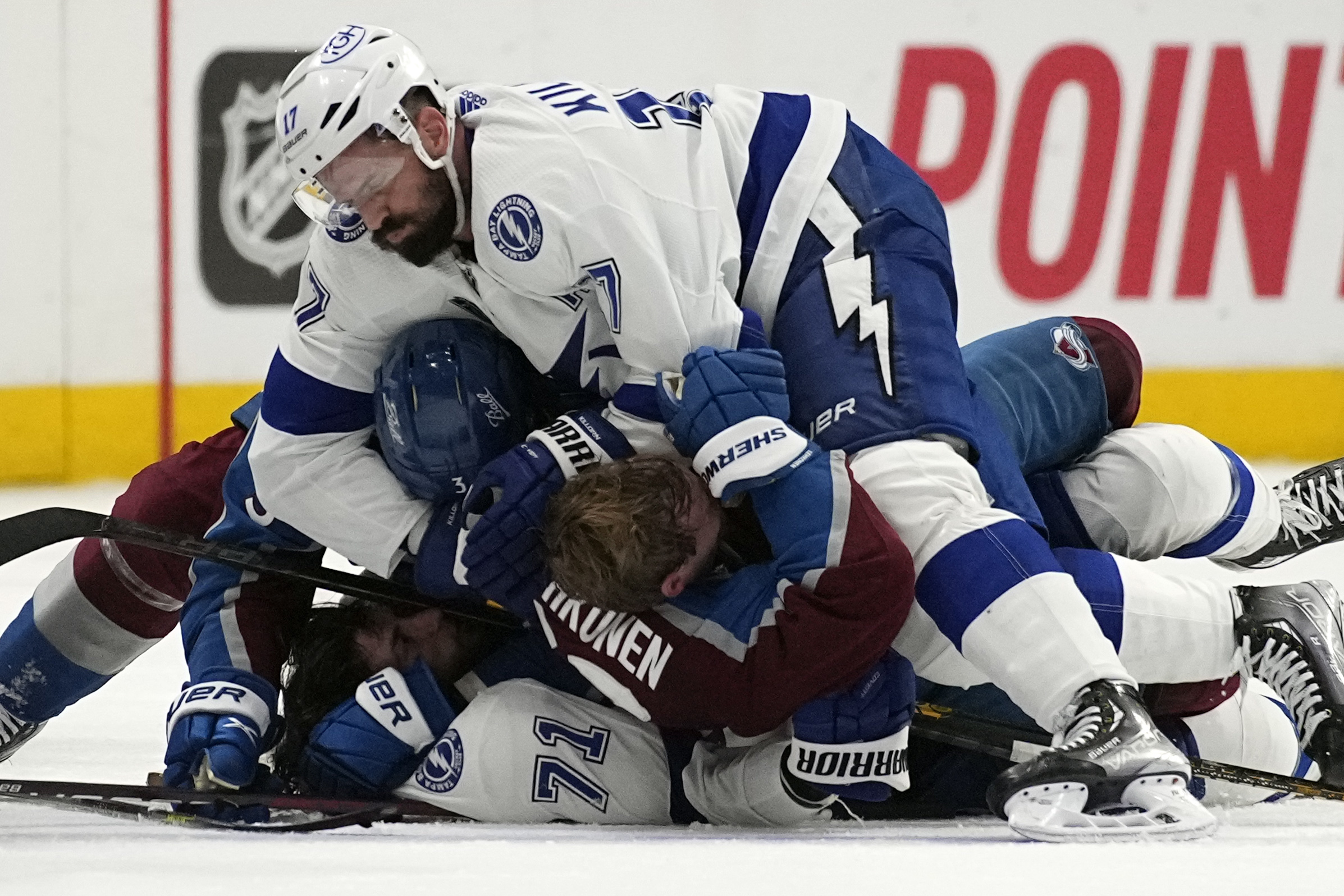 Out to dry': NHL champion Lightning in 2-0 hole to Avs