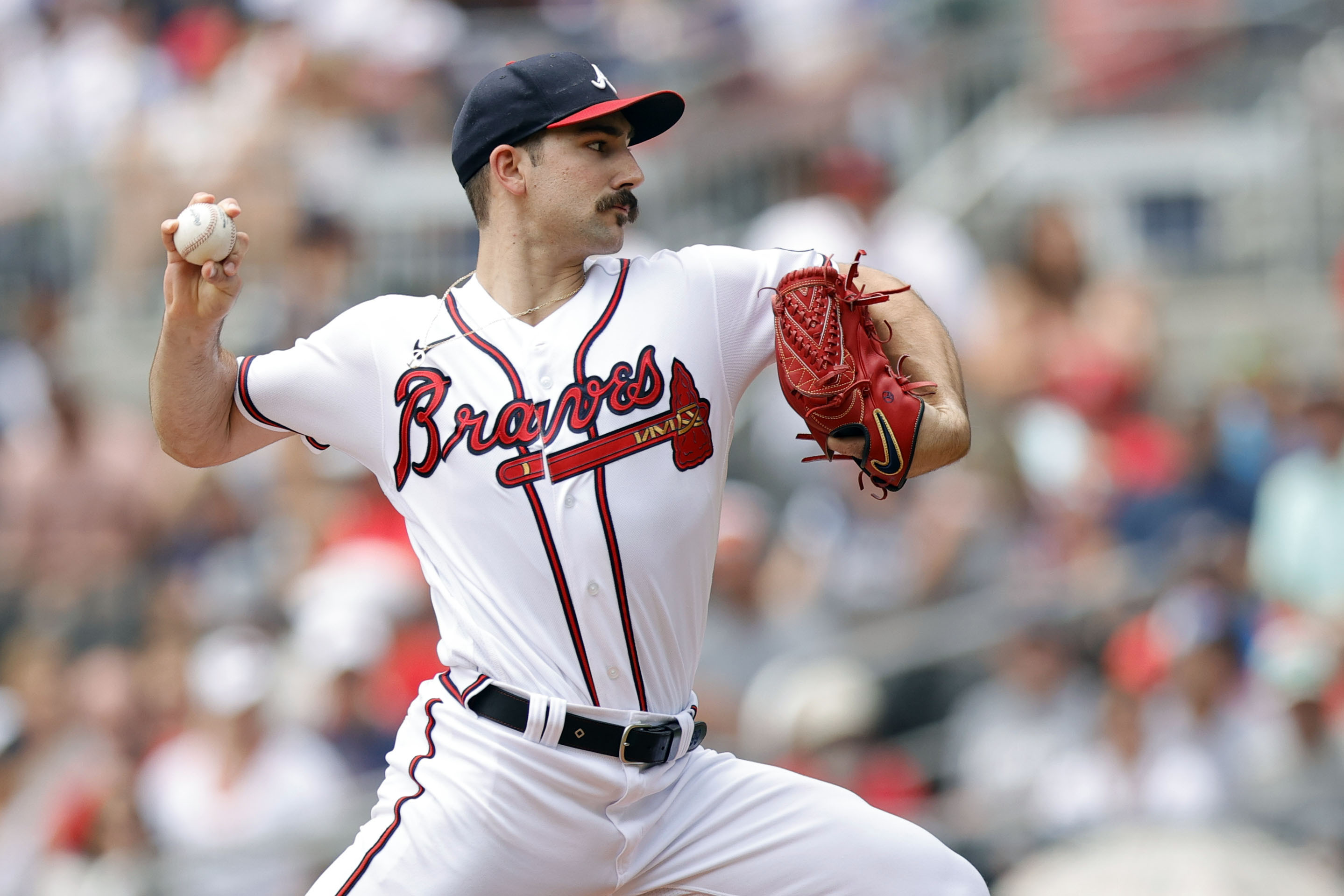 2023 Atlanta Braves: Catcher Sean Murphy begins to familiarize himself with  new pitchers