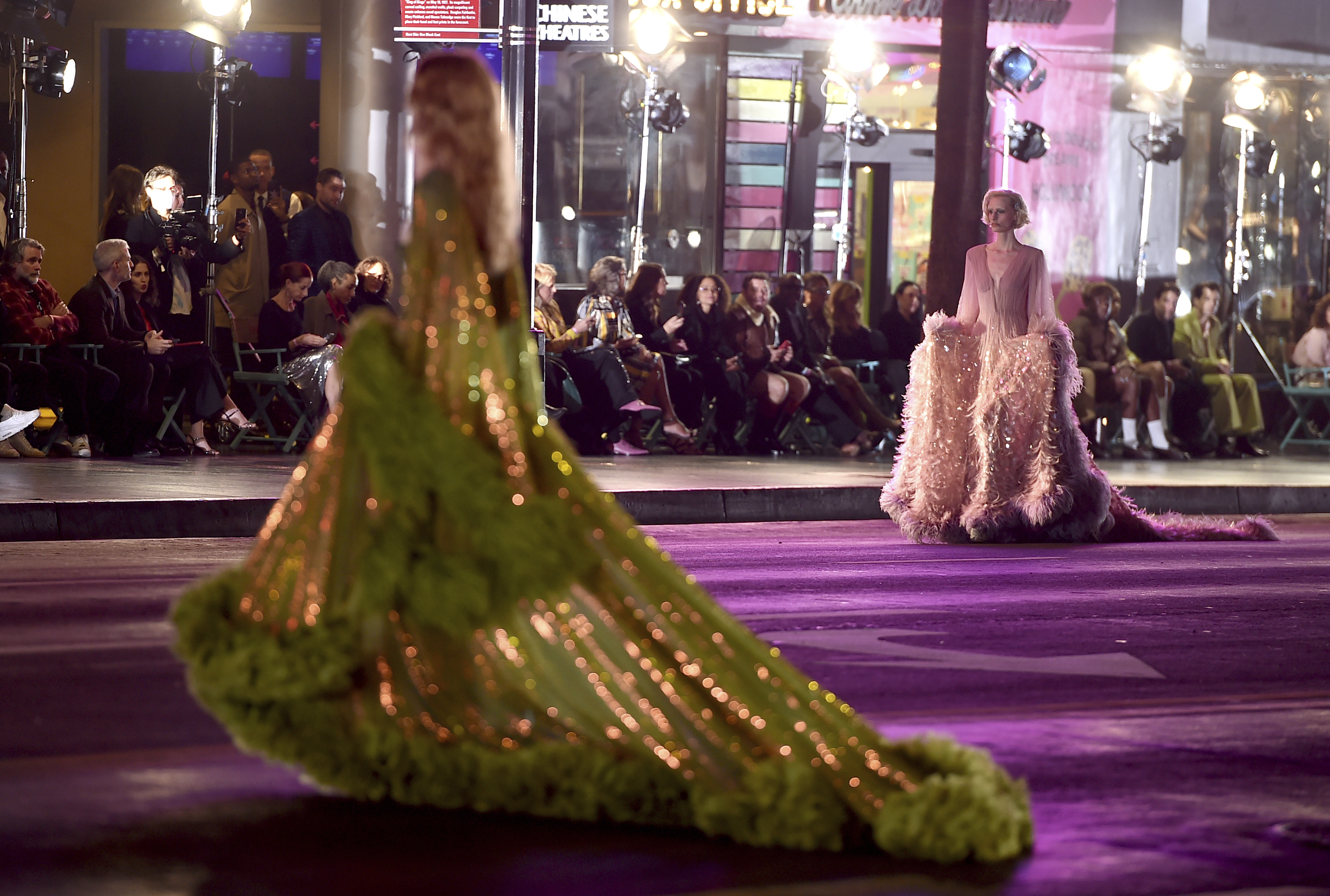 Tyler, the Creator at the Gucci Love Parade Runway Show, Gucci Shuts Down  Hollywood Blvd. With Macaulay Culkin on the Runway, Lizzo in the Front Row