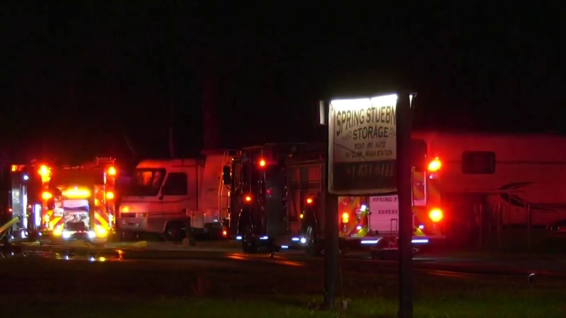 Fire Damages a Stearns County Storage Building