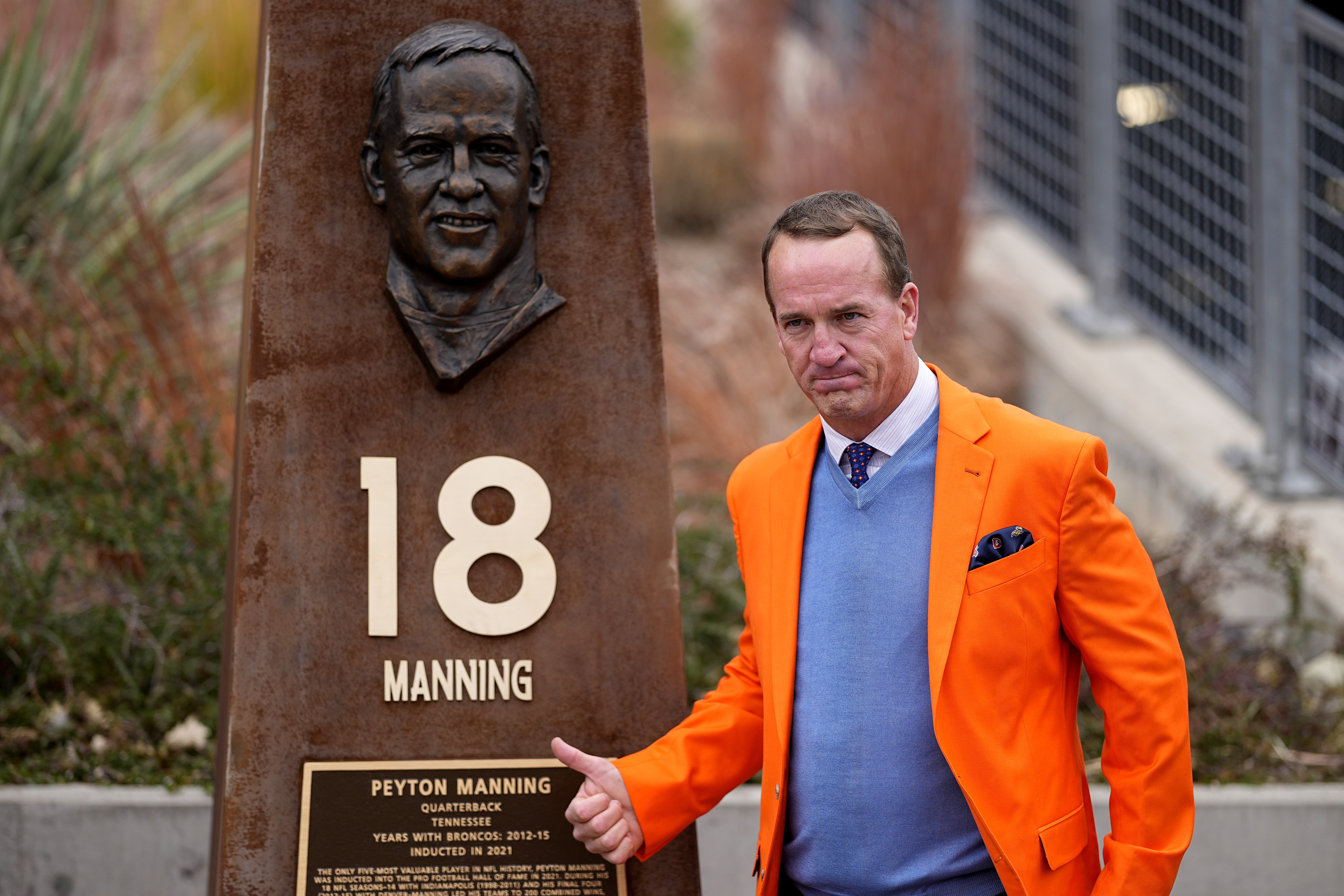 Peyton Manning Tennessee Volunteers 6'' x 8'' Plaque