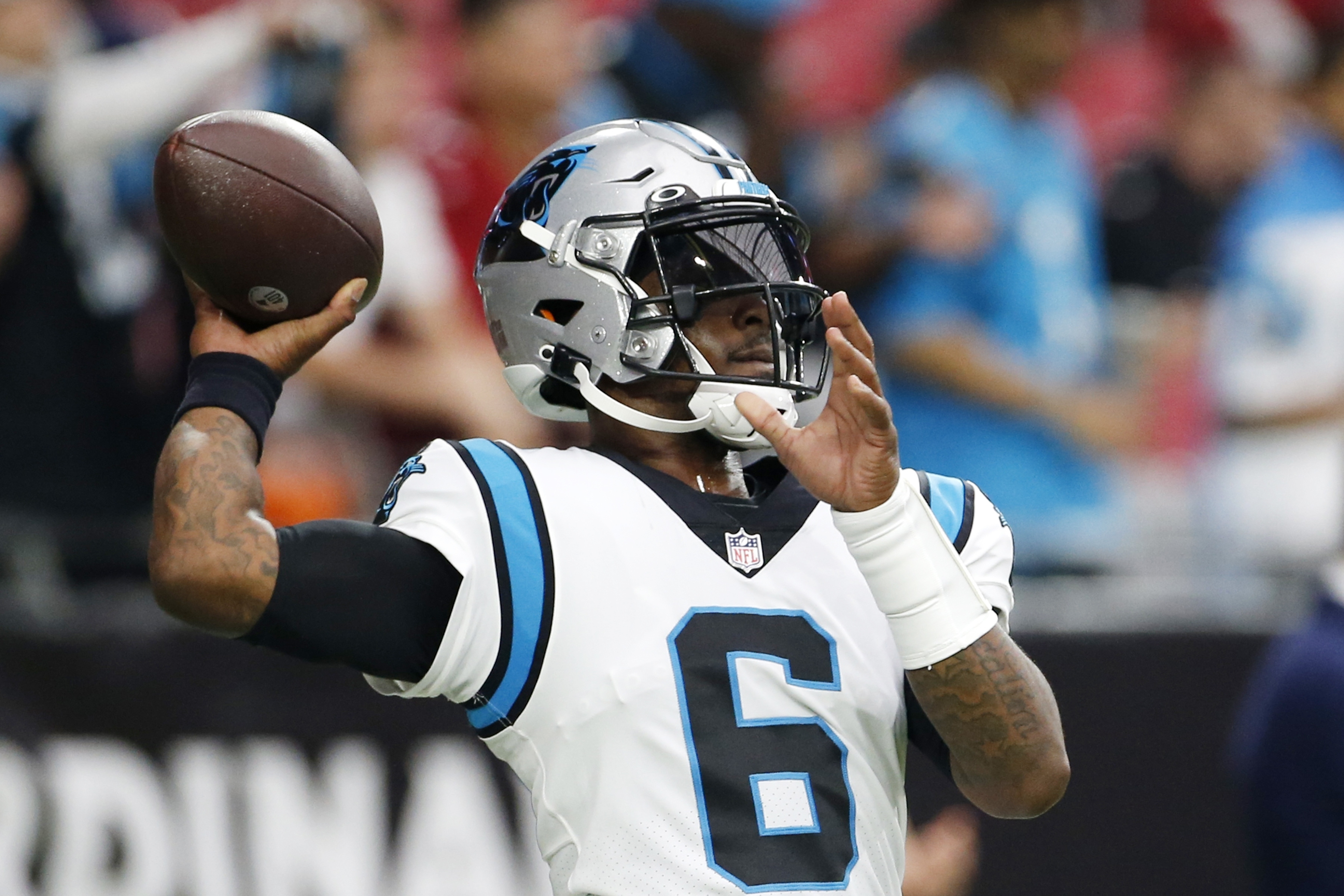 Superman's sequel: Newton leads Panthers over Cards 34-10