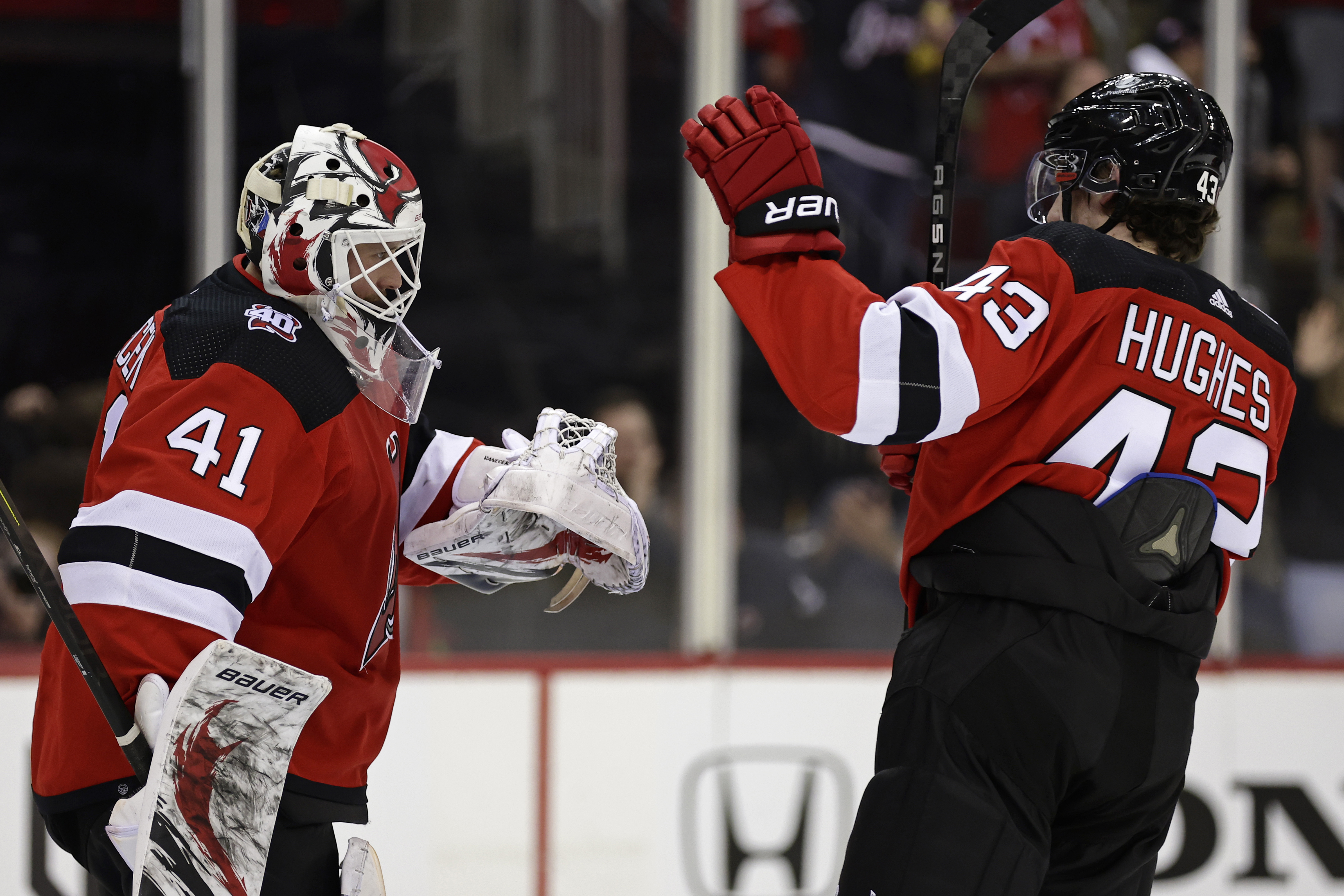 Devils answer in Game 3, rout Canes 8-4