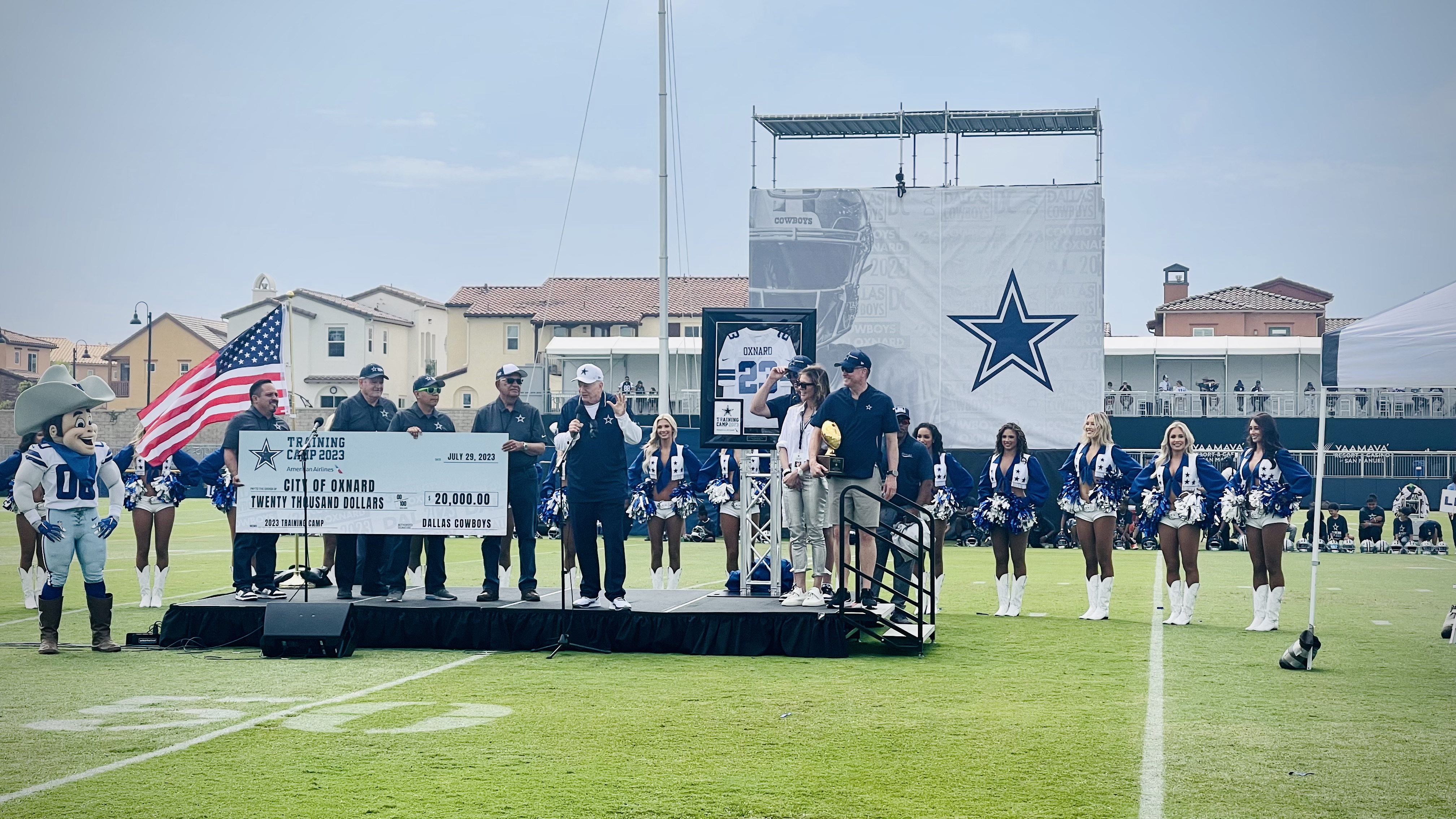 Dallas Cowboys celebrate training camp with opening ceremonies