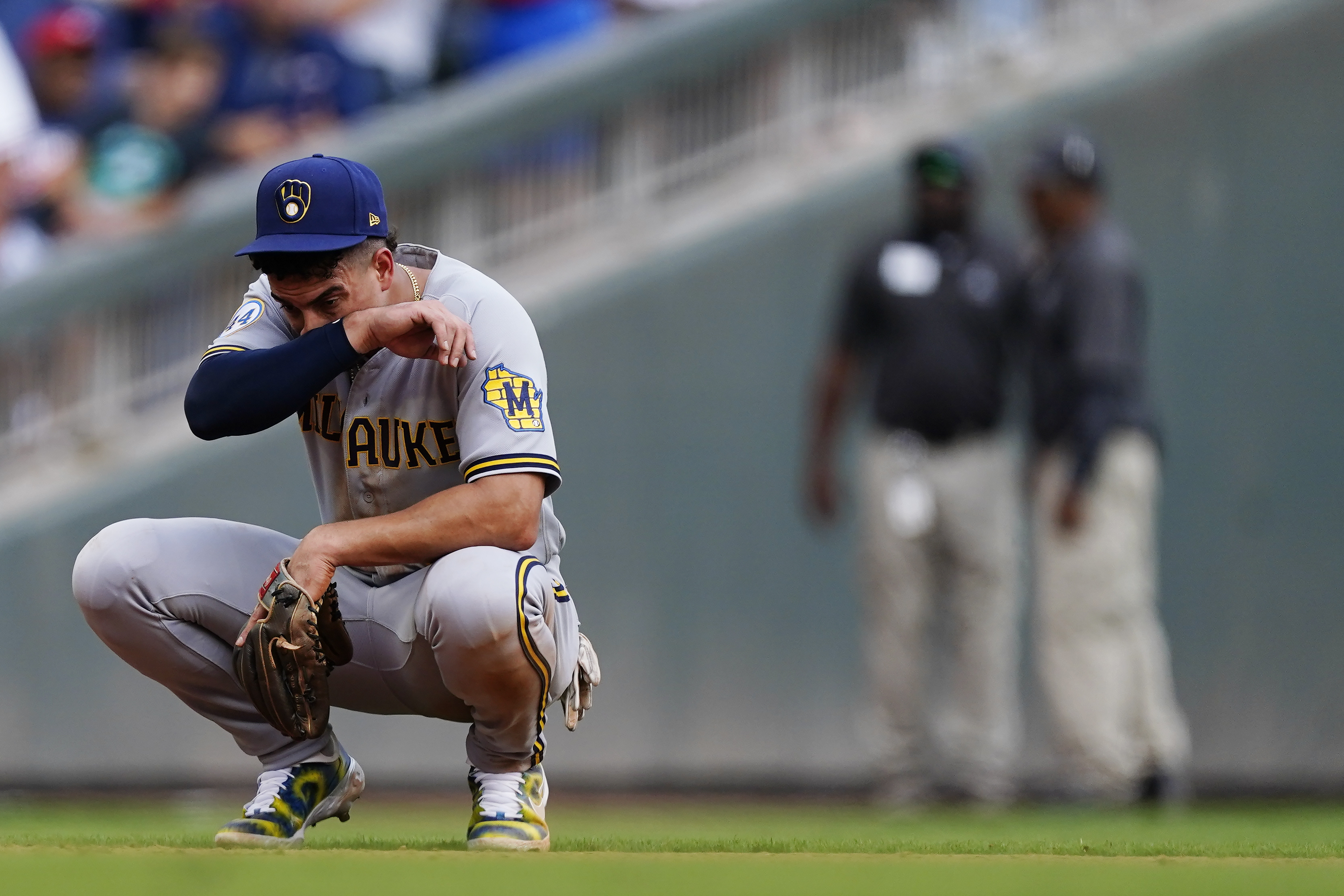 Baseballer Willy Adames taken to hospital after getting hit in