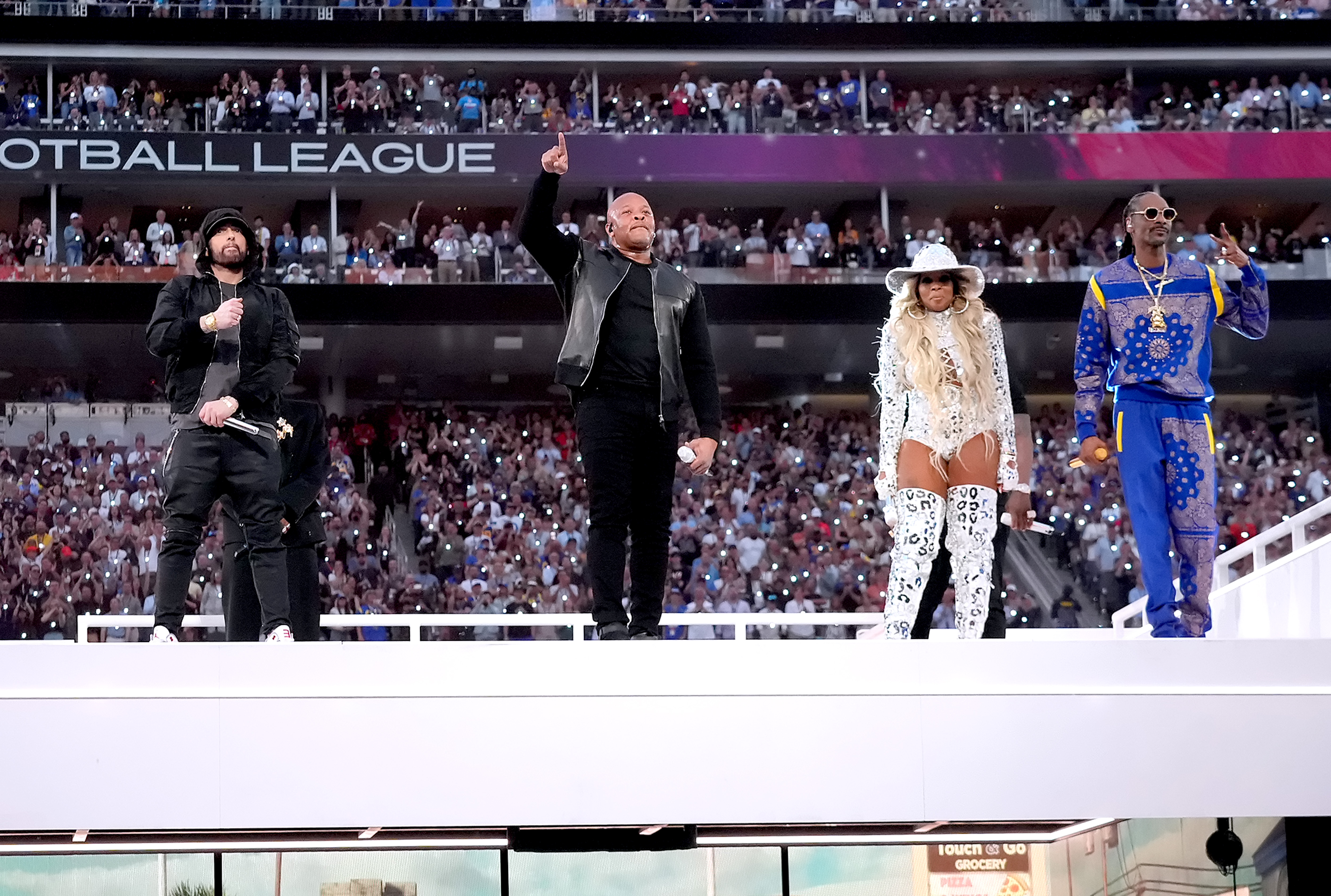 Why Mary J. Blige, Eminem, Snoop Dogg, Kendrick Lamar, Dr. Dre, and 50 Cent  Didn't Get Paid for Their Super Bowl 2022 Performance