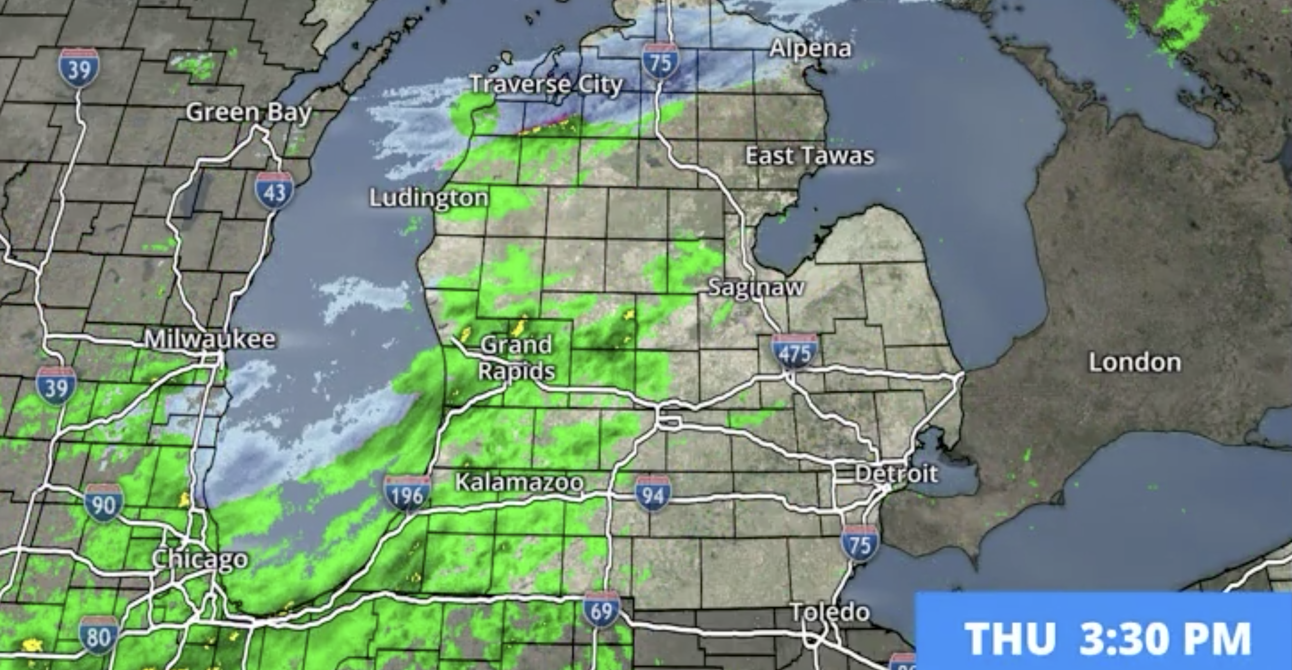 Weather Tracker Near Me Metro Detroit Weather: Rain Showers Could Change To Wet Snowflakes By  Friday Night