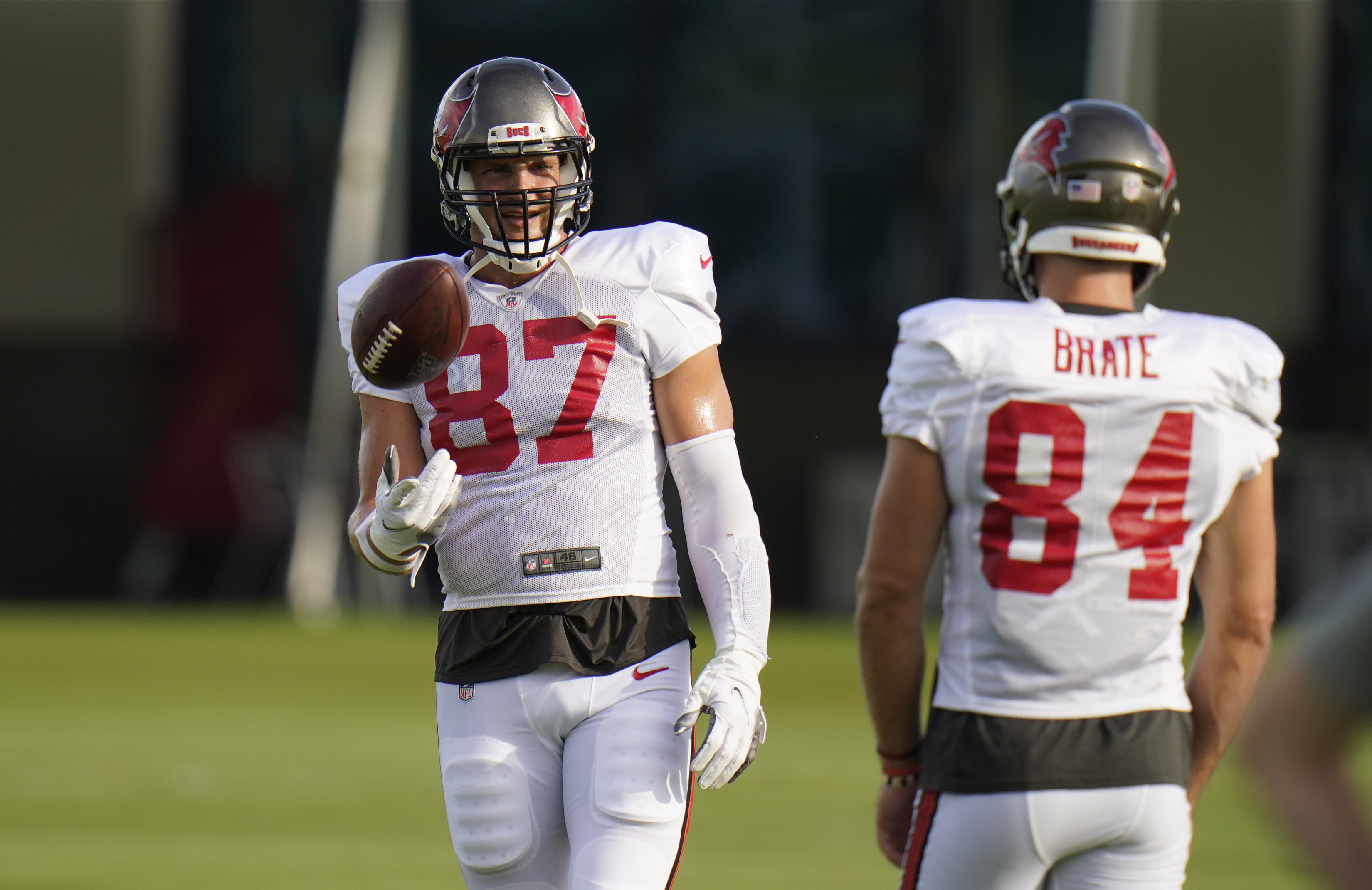 Tom Brady, LeSean McCoy, Rob Gronkowski, 2020 Bucs Training Camp