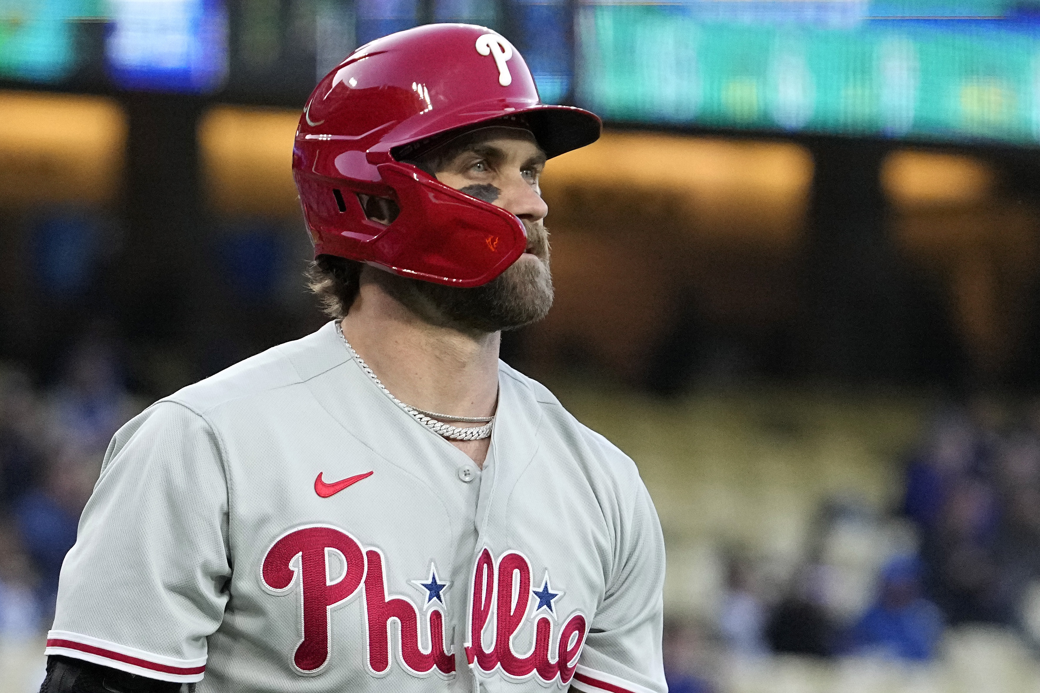 Kyle Schwarber leaves Phillies game vs. Marlins with injury, creating  concern in Philadelphia