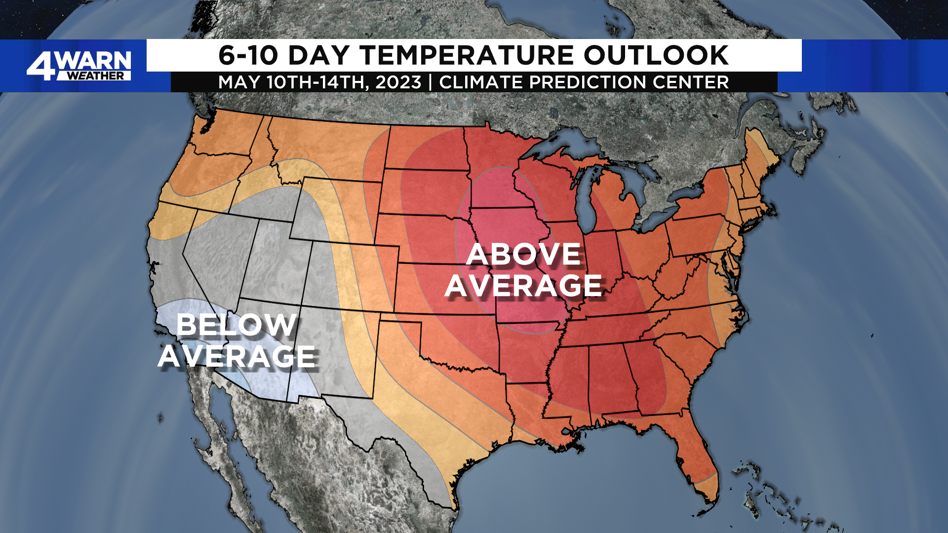 Michigan weather outlook Tracking temperature rain trends for May