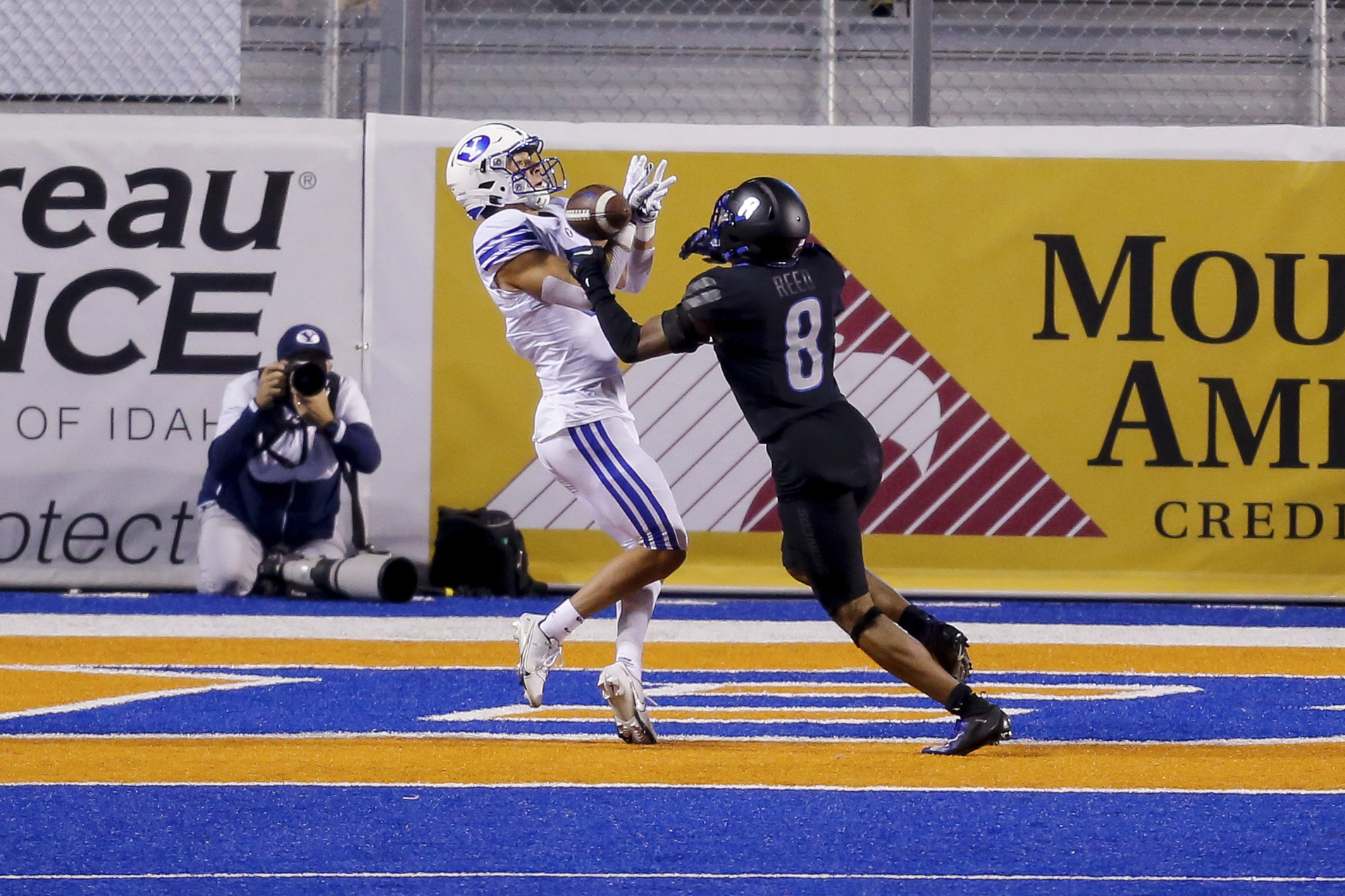 Boise State quarterback Hank Bachmeier (19) throws the ball against  Colorado State during the first half in an NCAA college football game  Thursday, Nov. 12, 2020, in Boise, Idaho. Boise State won