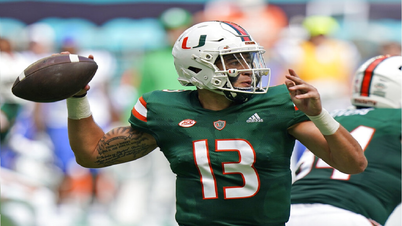 Miami football third highest over/under ACC win total