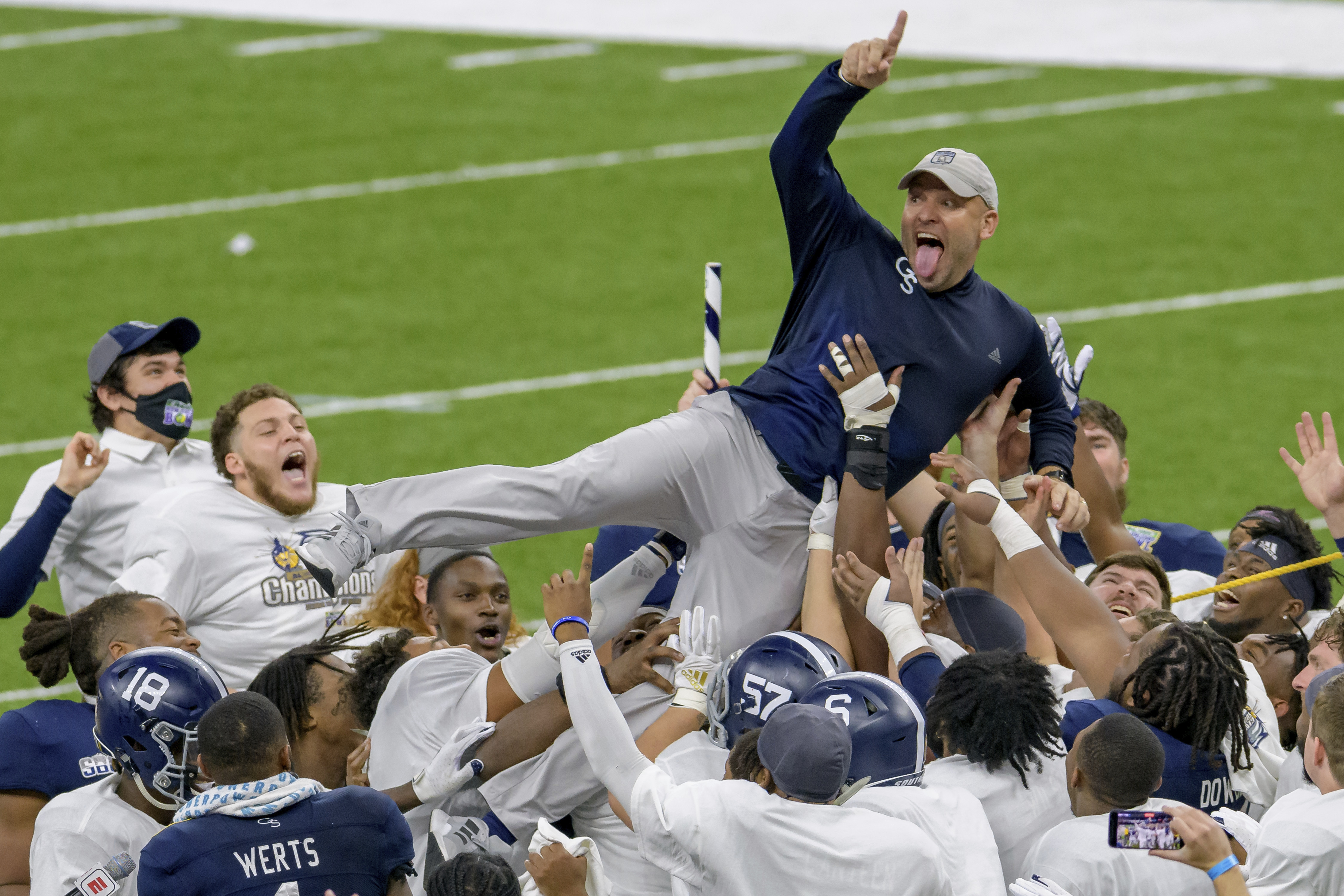 Ga. Southern routs La. Tech 38-3 in New Orleans Bowl