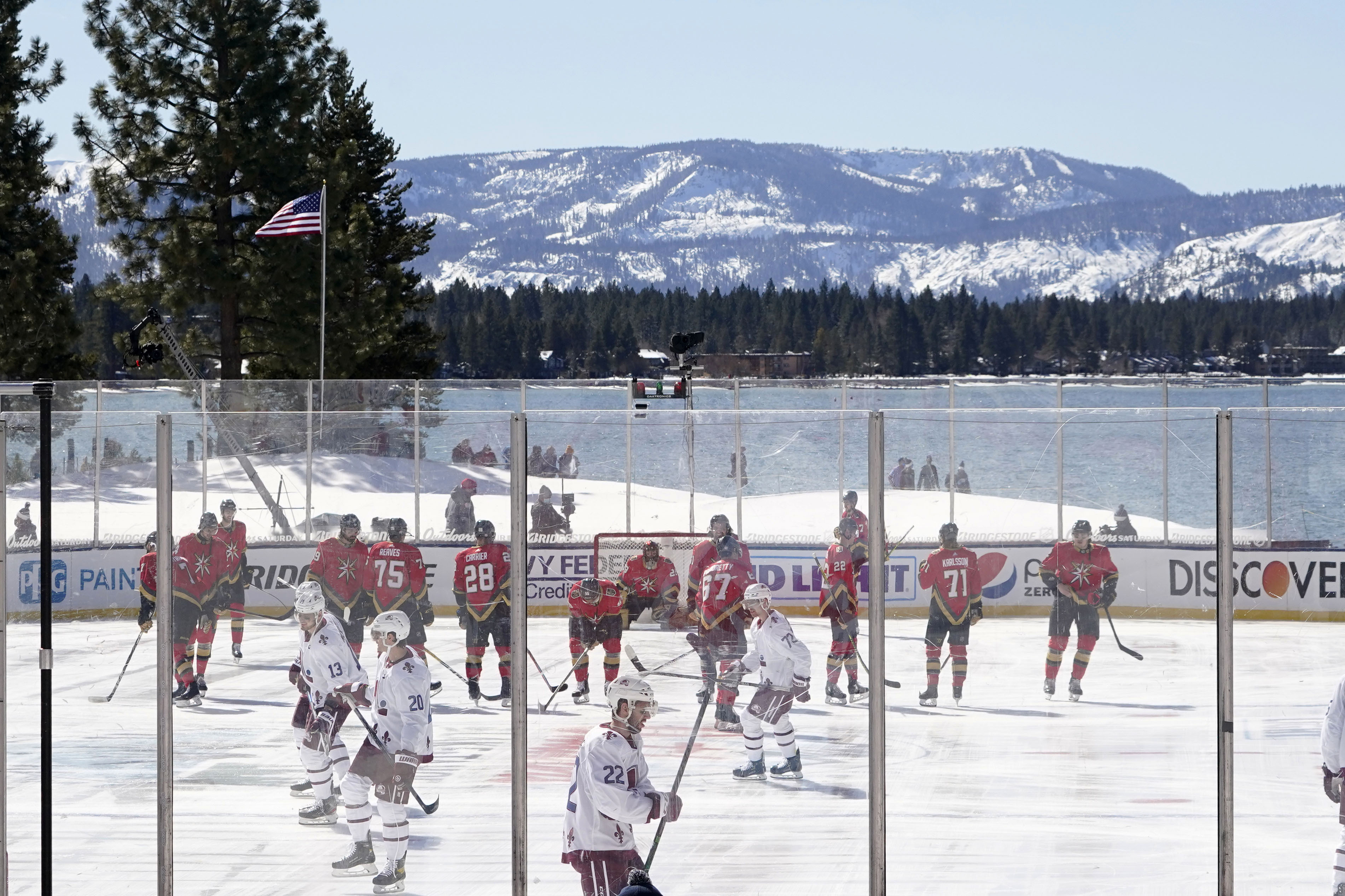NHL Outdoors at Lake Tahoe: 10 stunning photos from hockey games