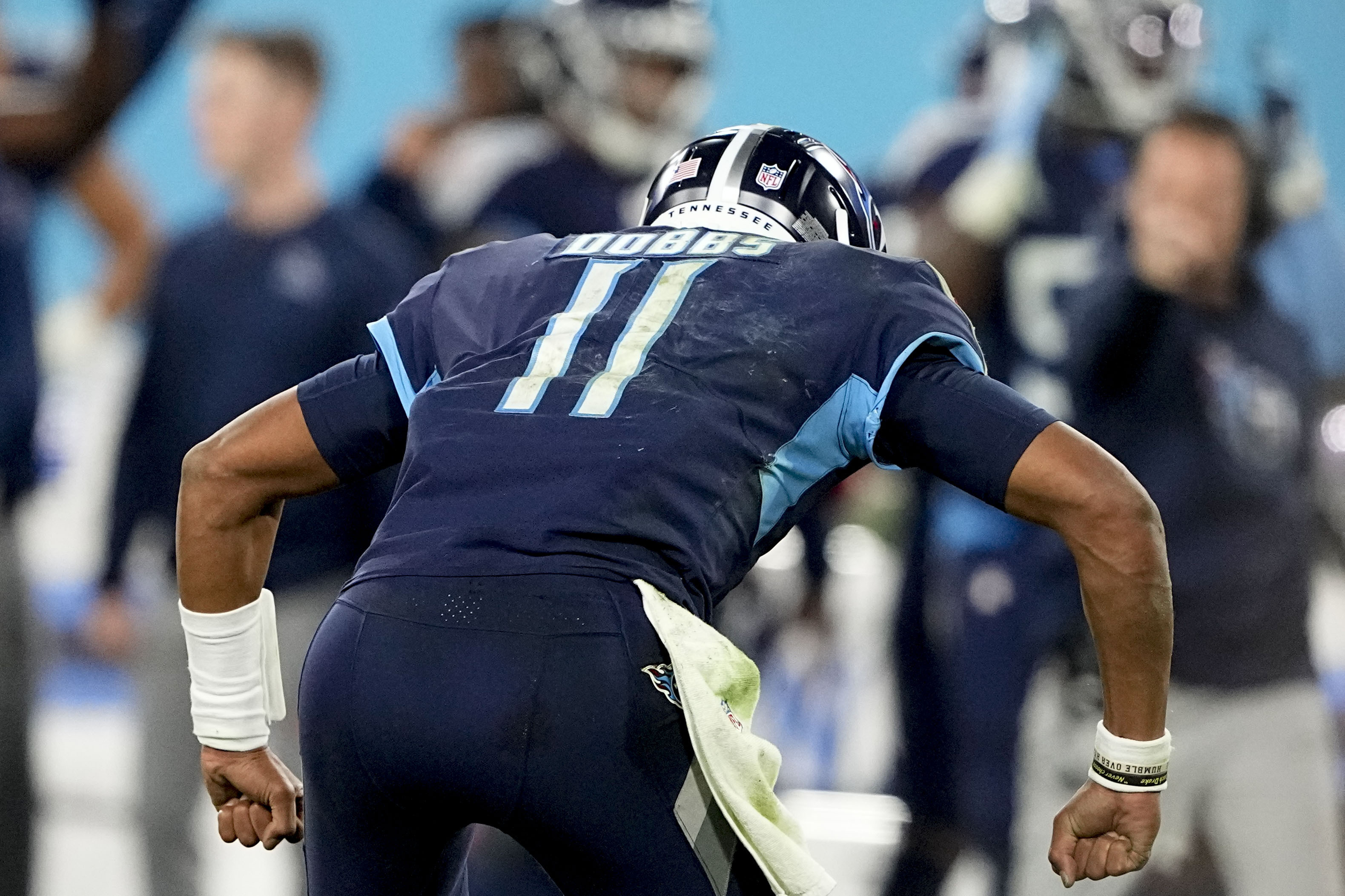 Tennessee Titans' Vrabel talks starting Joshua Dobbs over Malik Willis