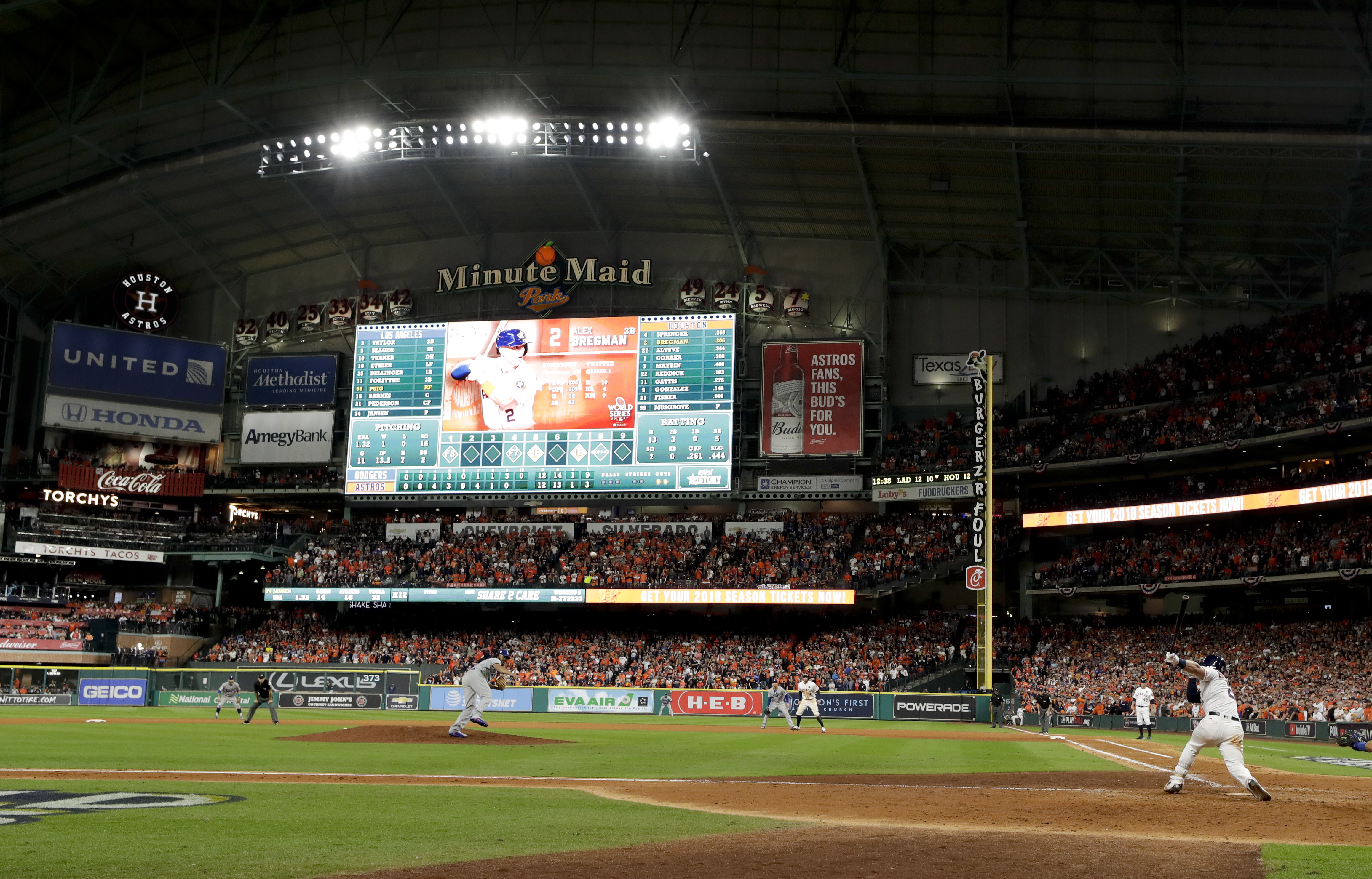 Minute Maid Park roof will be closed while Houston Astros play