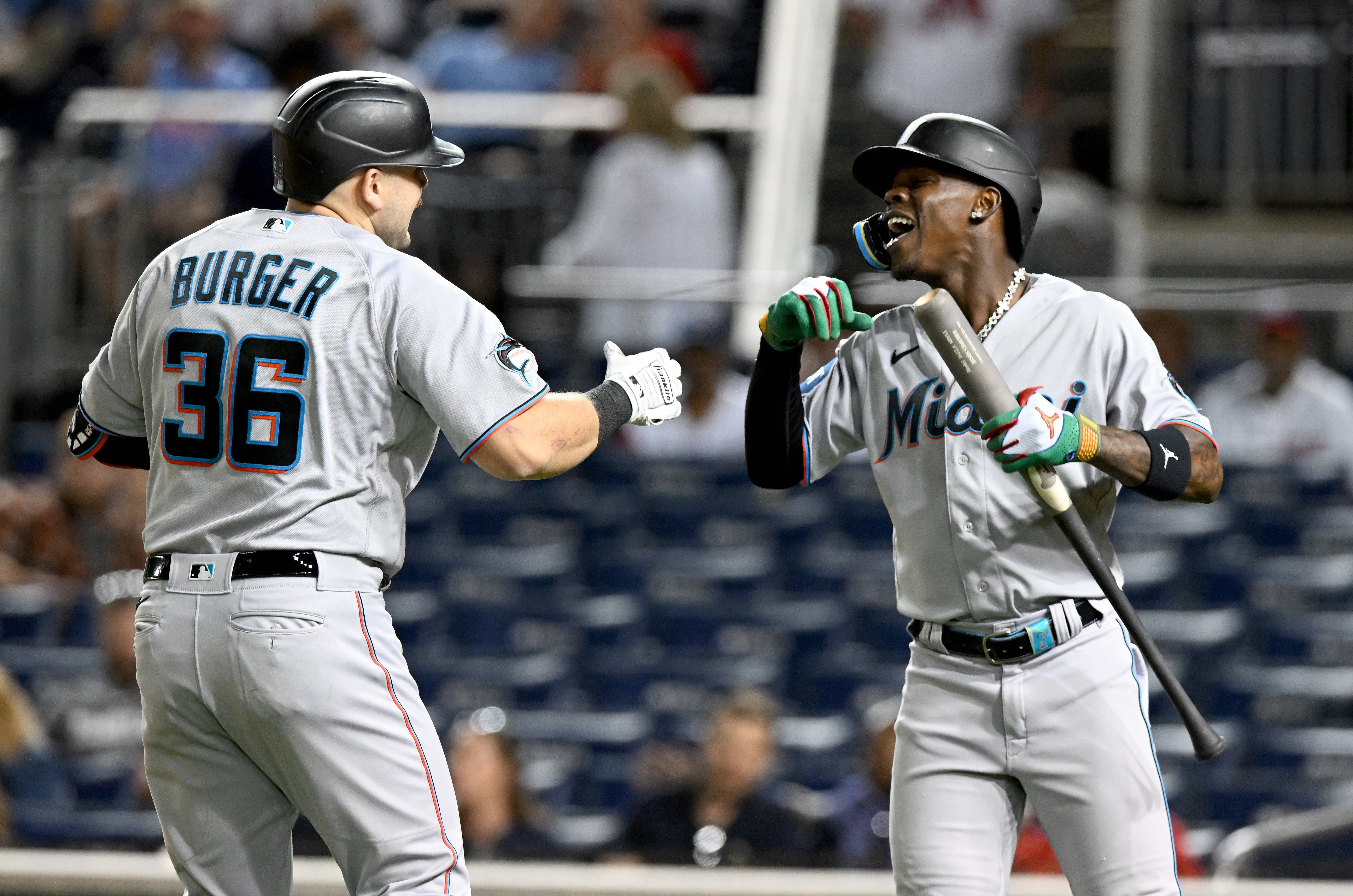 Hampson's 2-run HR caps 11th inning rally and sends Marlins past Nationals  8-5 - ABC News