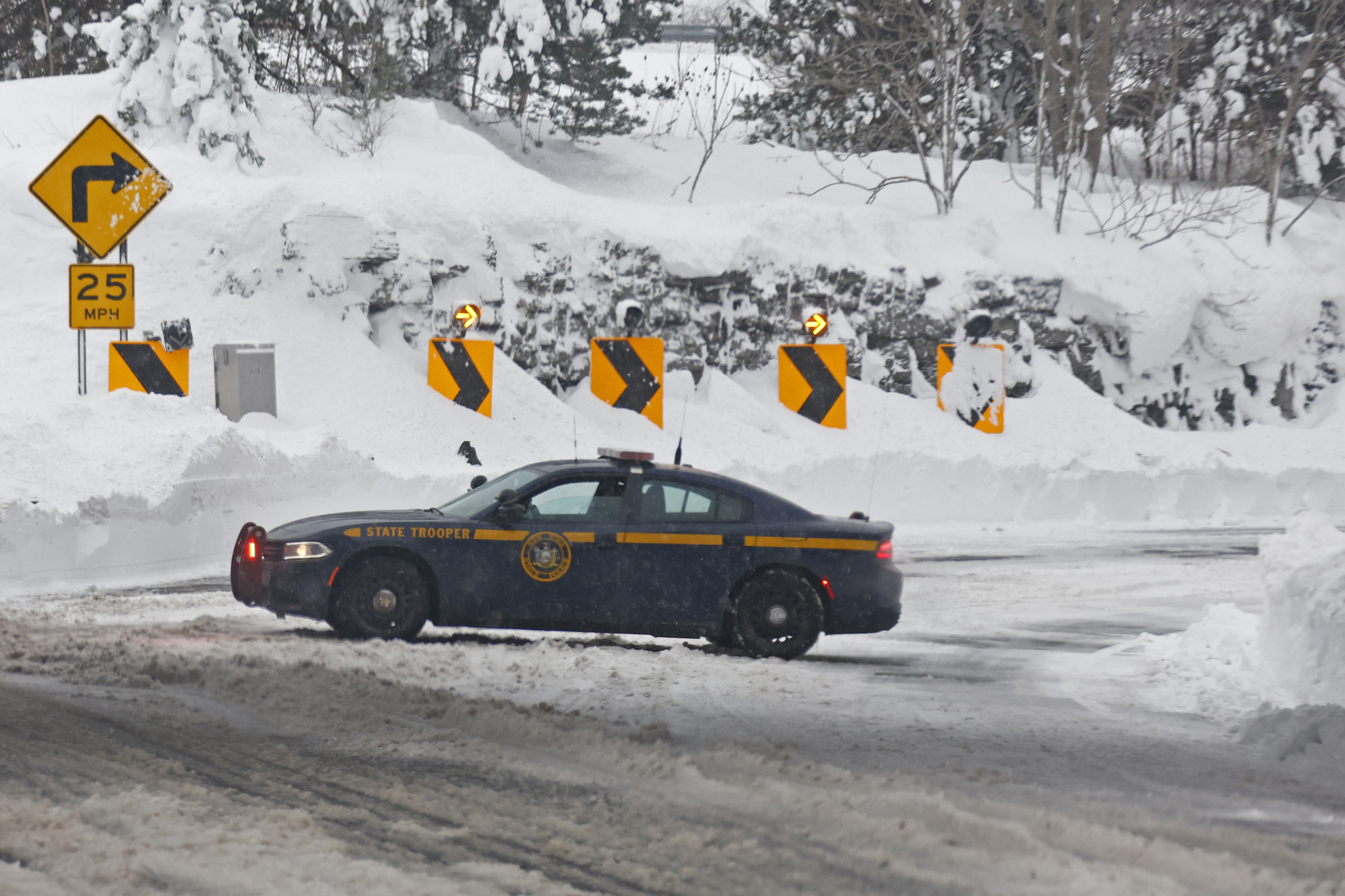 Buffalo Bills Denied Police Escort to Drive Home Through the Snow