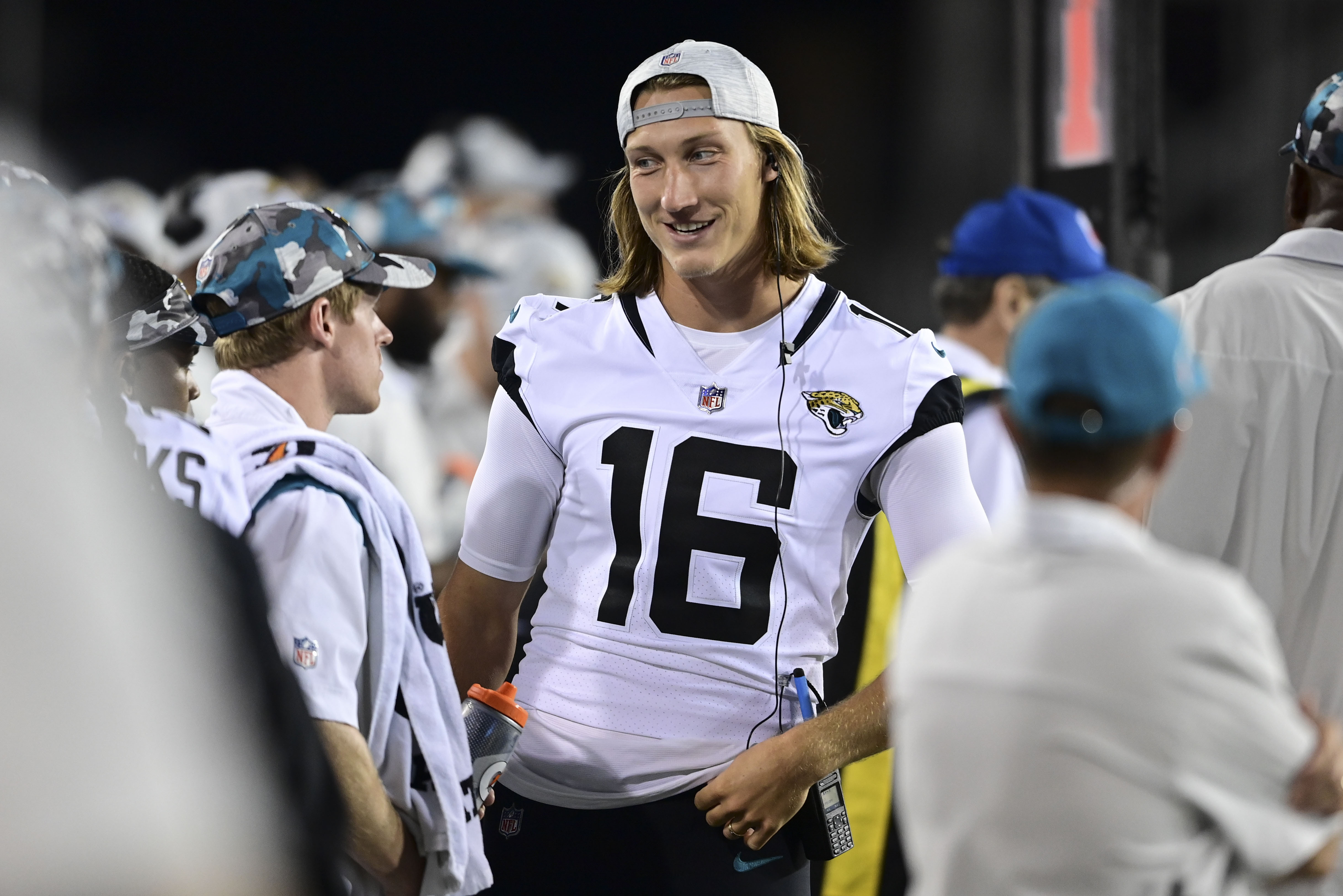 Jacksonville Jaguars wide receiver Willie Johnson (81) returns a kickoff  during the second half of an NFL preseason football game against the  Pittsburgh Steelers, Saturday, Aug. 20, 2022, in Jacksonville, Fla. (AP