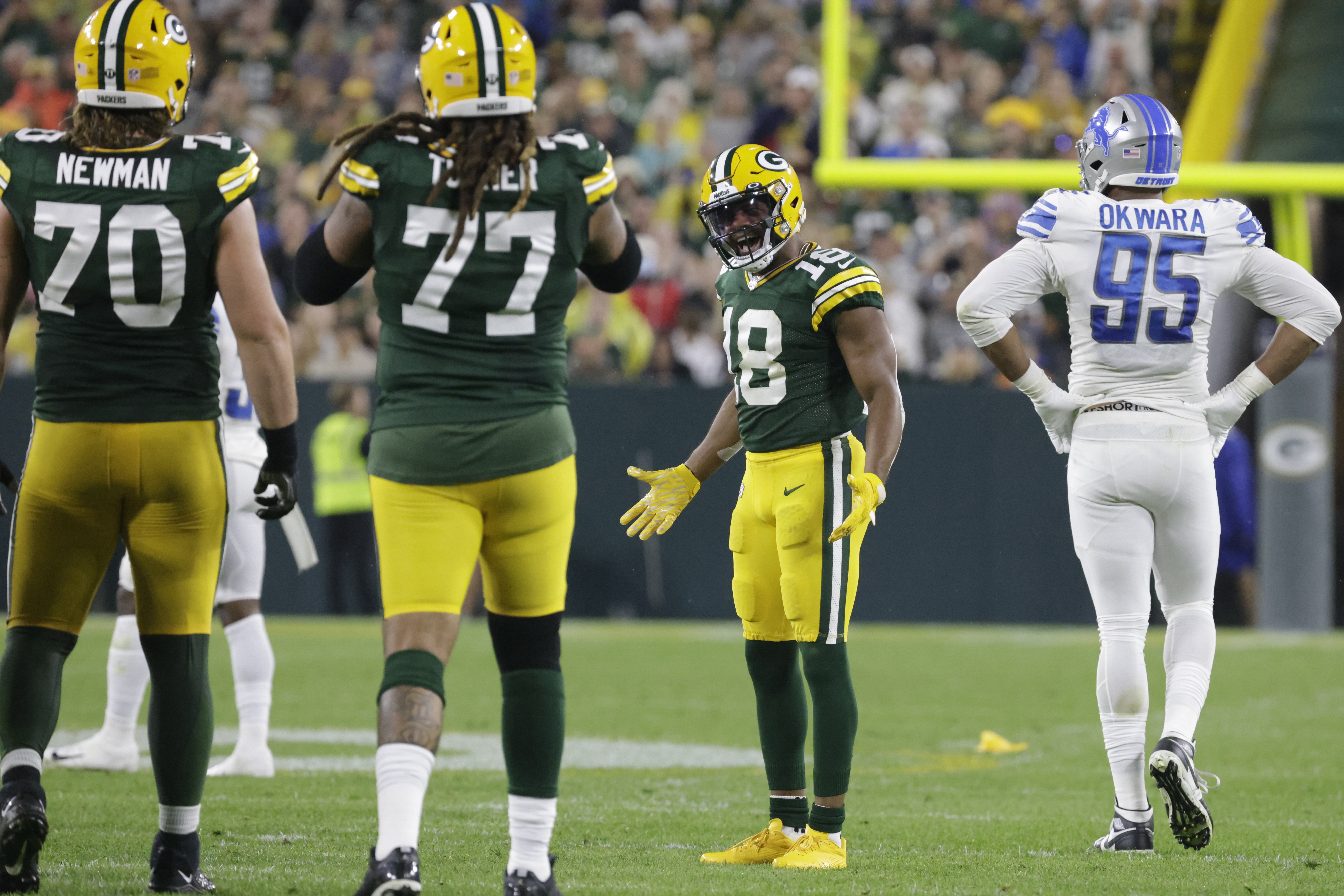 Detroit Lions lose to Aaron Rodgers, Green Bay Packers, 35-17