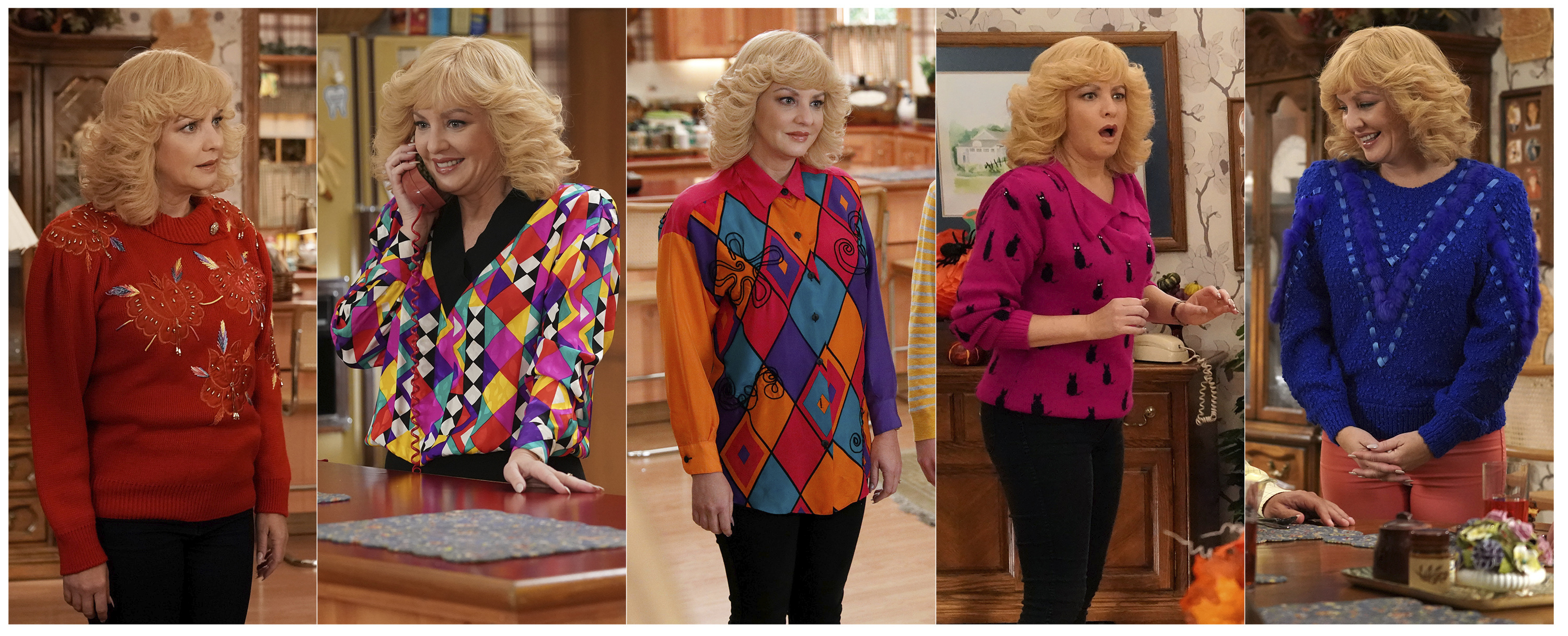 Wendi Mclendon Covey Porn - How sweaters became scene-stealers on ABC's 'The Goldbergs'