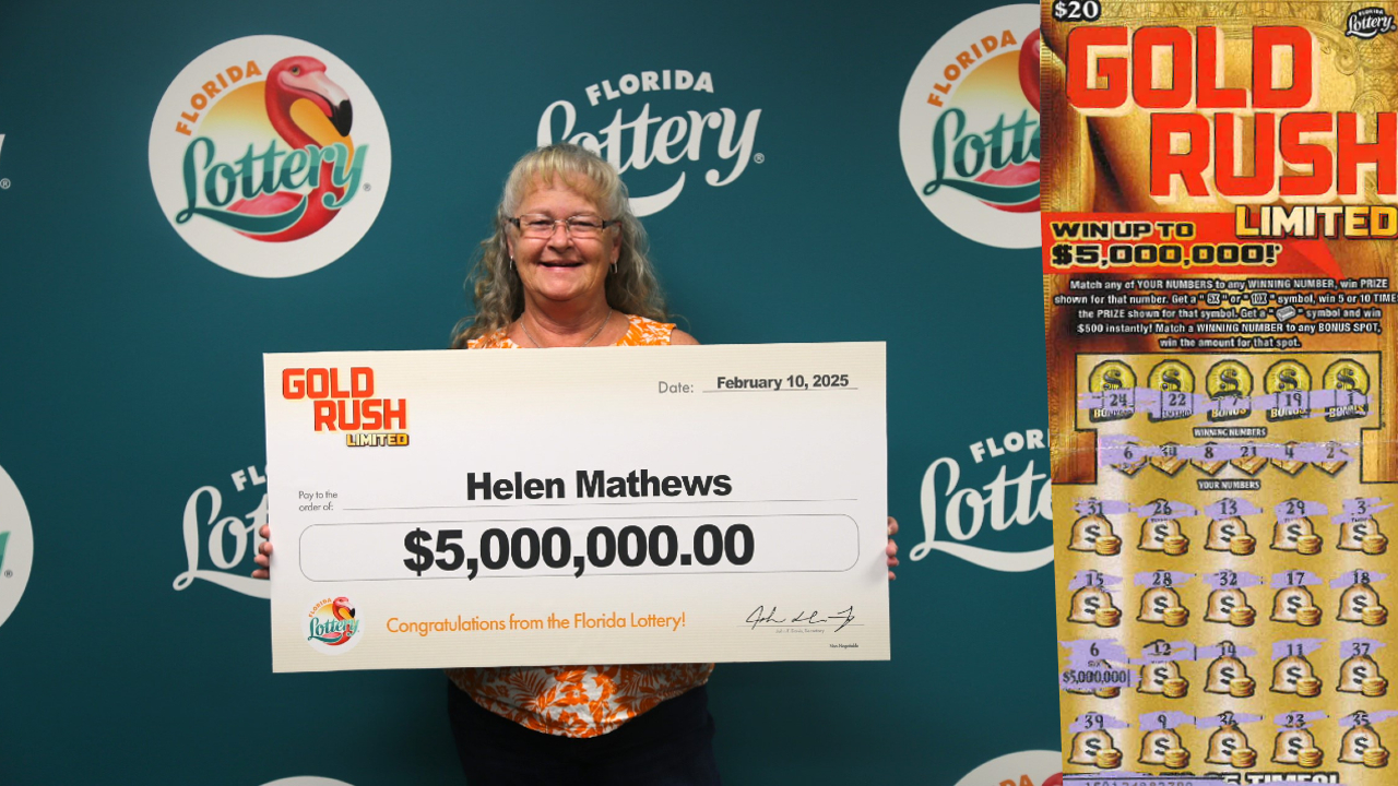 Lady Luck: Polk County woman wins $5M prize playing Florida