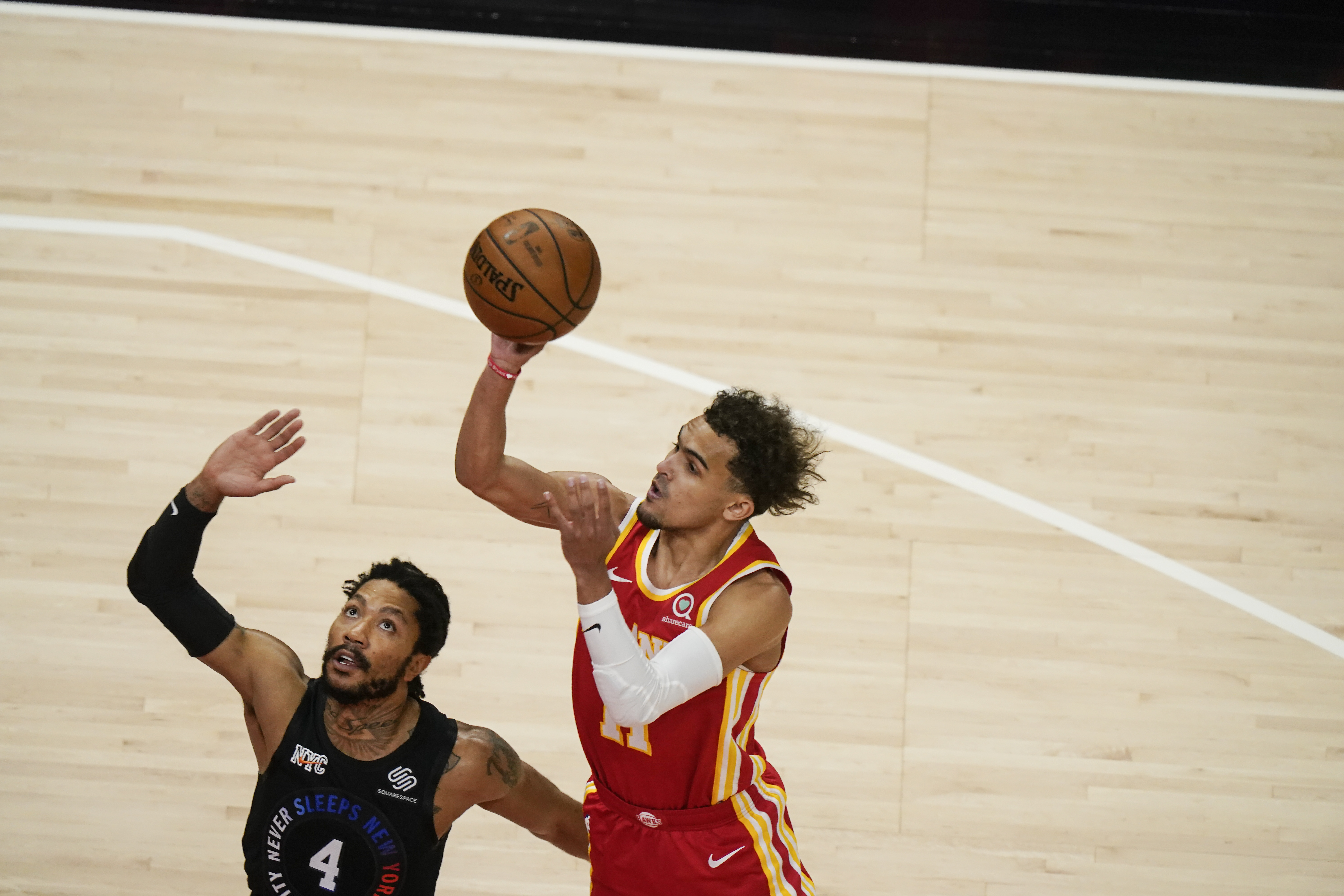 Atlanta's Trae Young shines in first trip to NBA playoffs