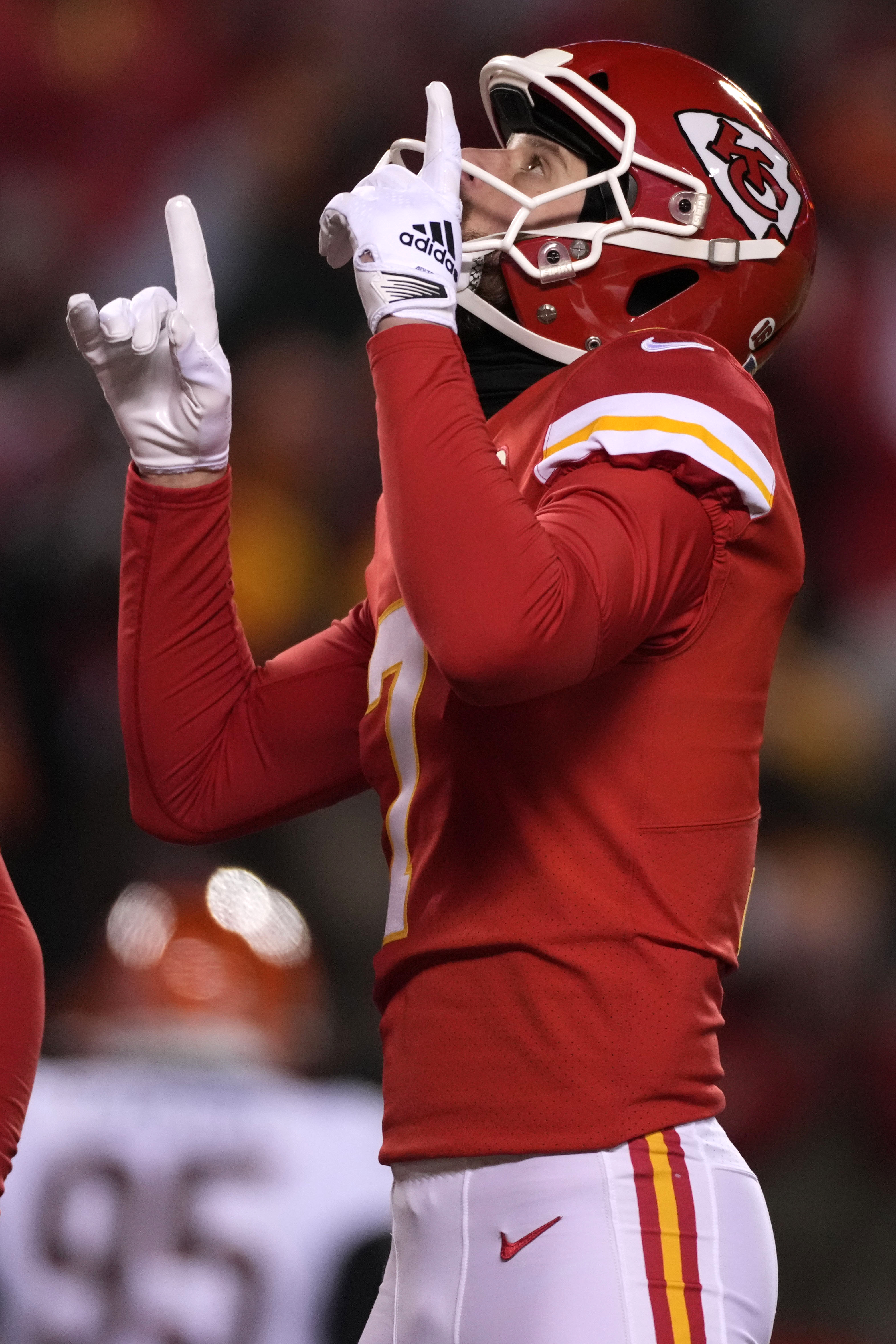 Cincinnati Bengals wide receiver Trent Taylor (11) and Cincinnati Bengals  wide receiver Ja'Marr Chase (1) celebrate a two-point conversion to tie the  game against the Kansas City Chiefs during the second half