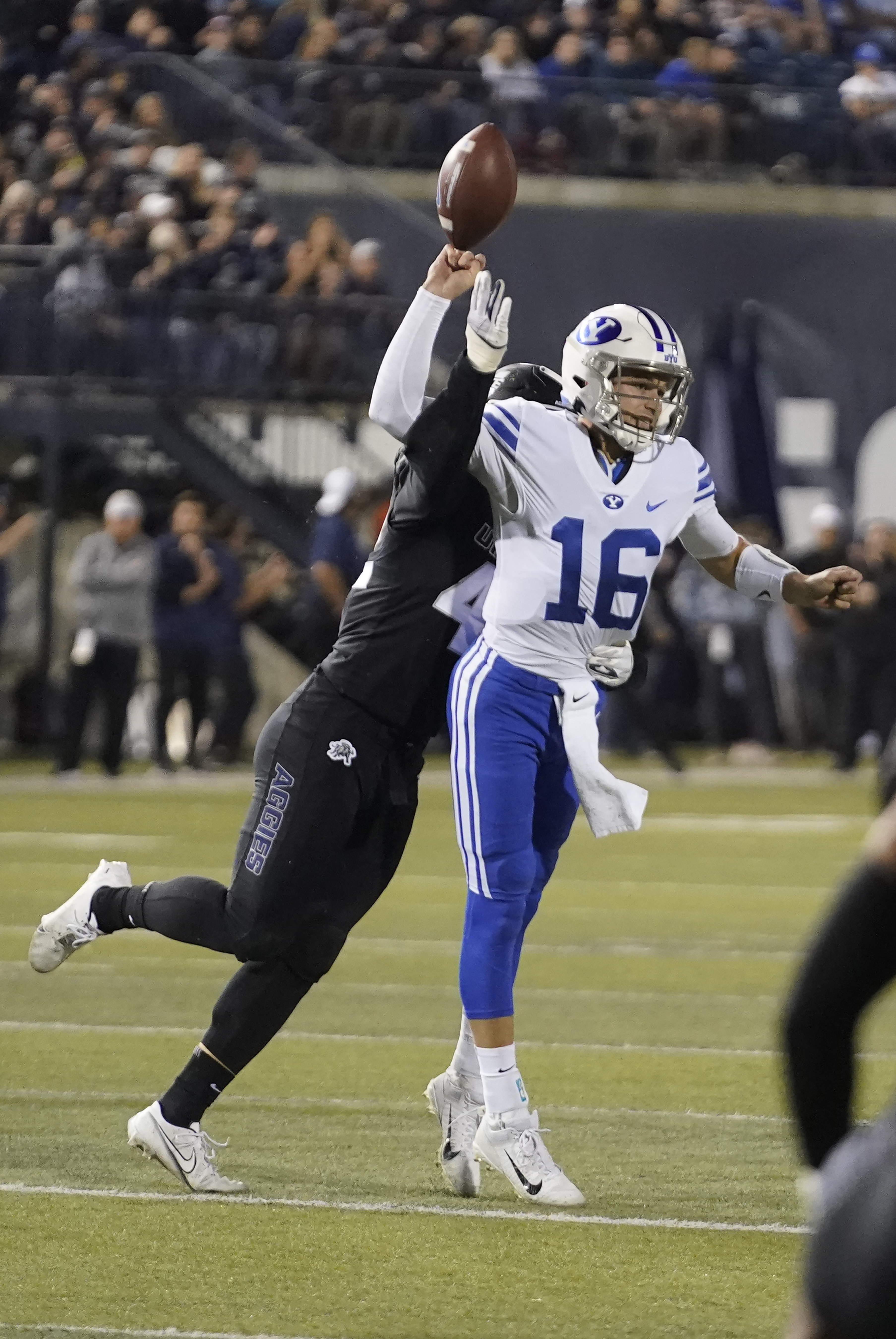 I am out here playing for you': BYU's Tyler Allgeier and his #F***Cancer  cleats - The Athletic