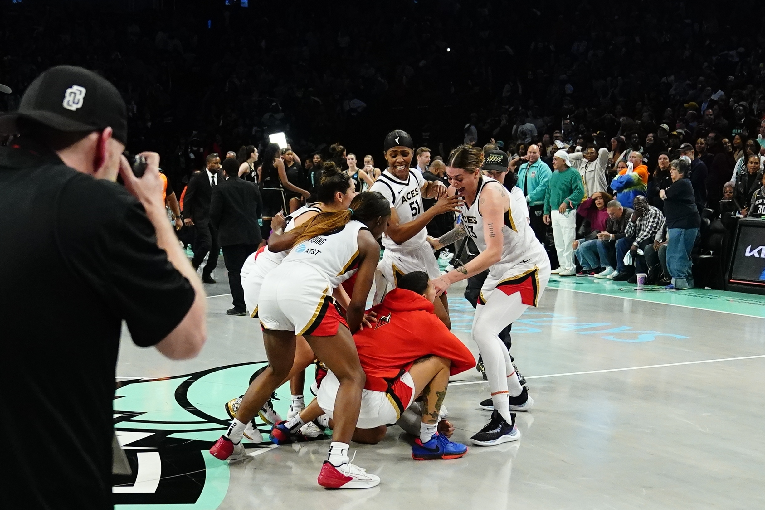 The @lvaces have won their second straight WNBA Championship