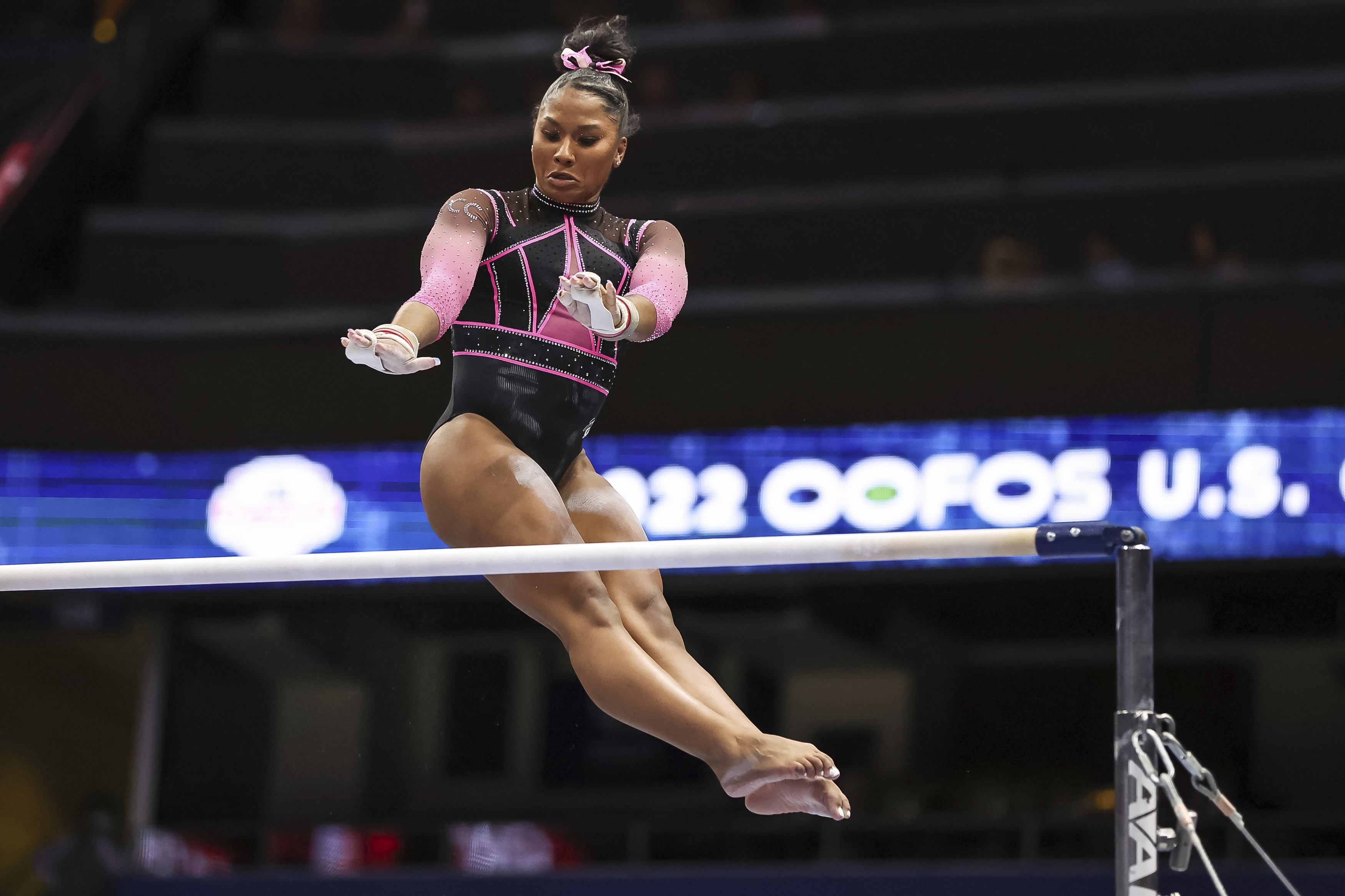 Konnor McClain rallies to claim US gymnastics national title