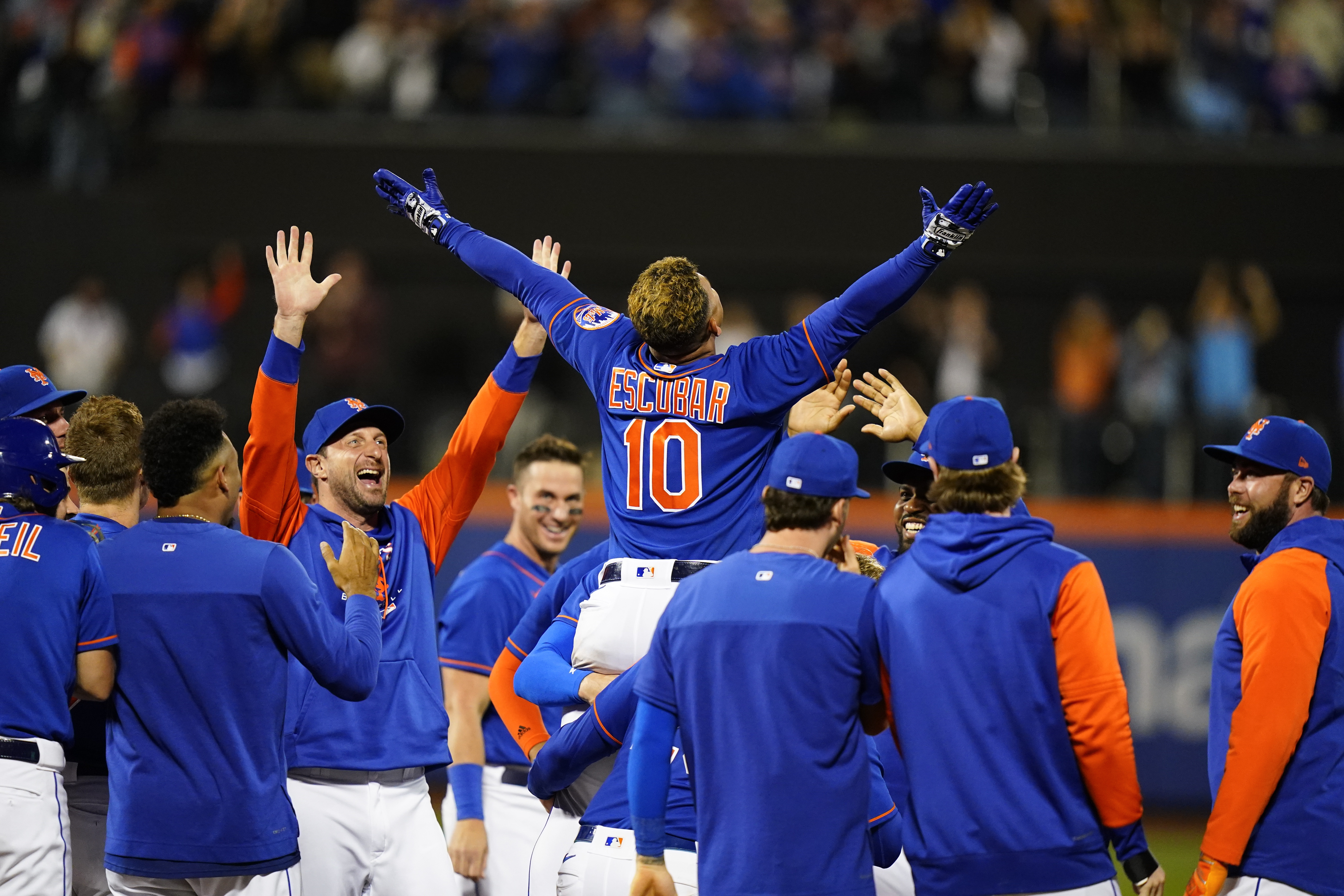 Mets walk to 9-3 win over Marlins in home opener - The San Diego  Union-Tribune