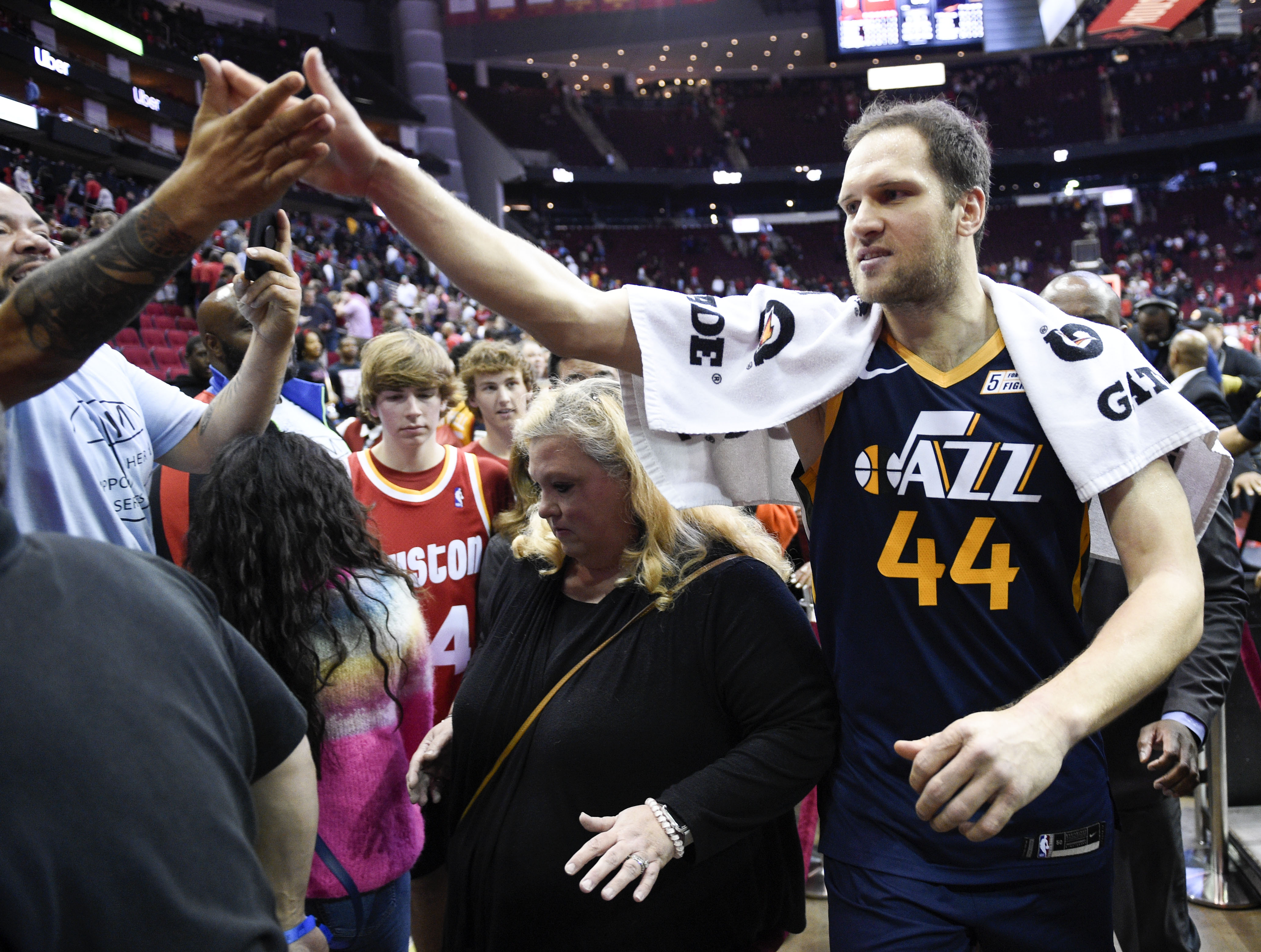 Bojan Bogdanović has played a big part in the Utah Jazz's winning