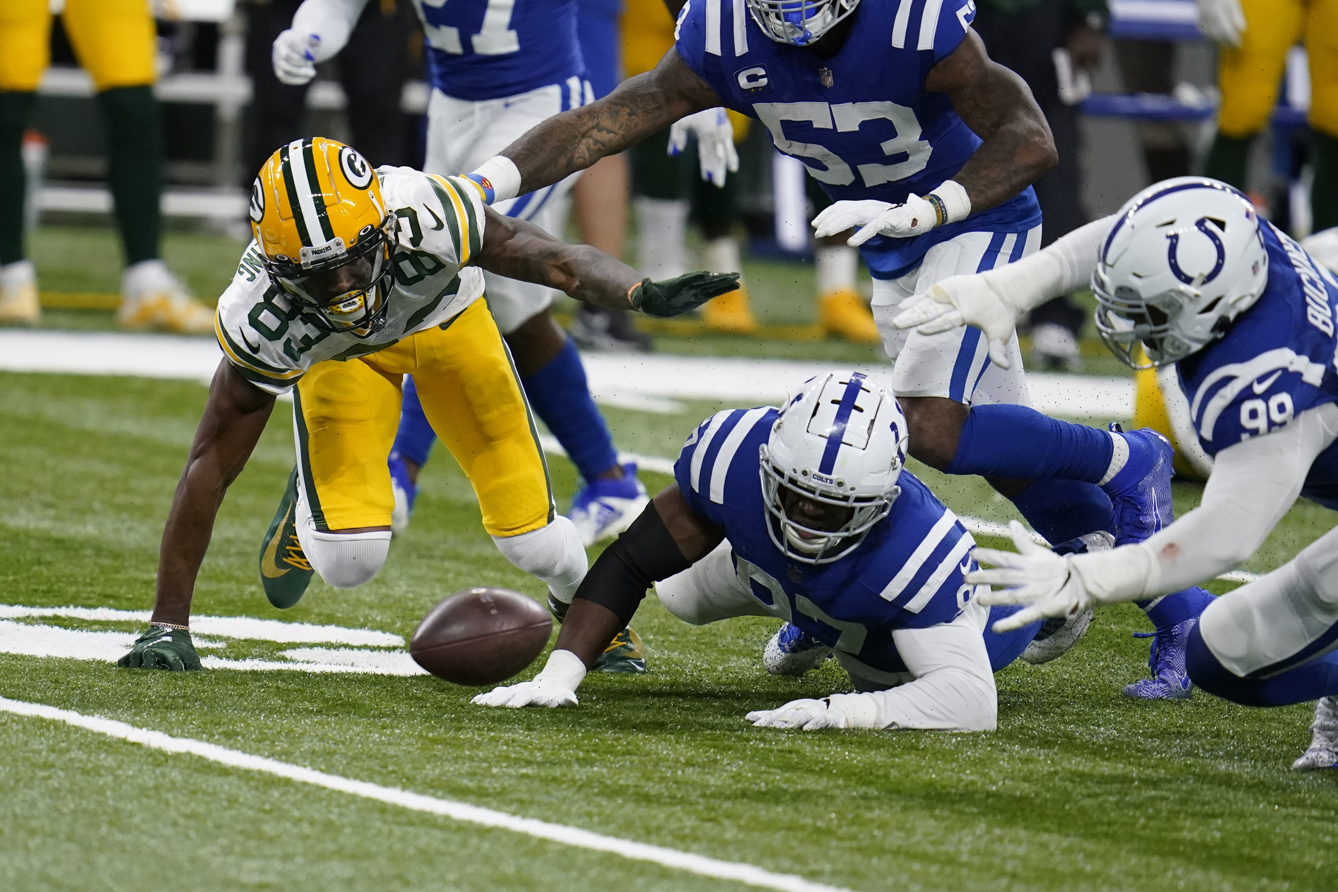 Defense's strong 2nd half leads Colts past Packers in OT