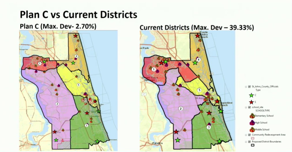 St Johns County Map St. Johns County Leaders Work To Redistribute Voting Power As Population  Swells