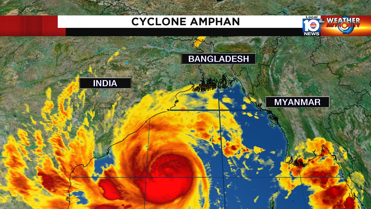 Amphan continues to weaken @ Windy Community