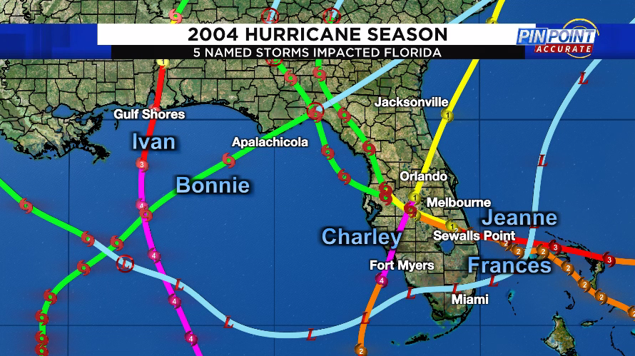 Hurricanes Laura, Delta reminding Floridians of Frances, Jeanne ...