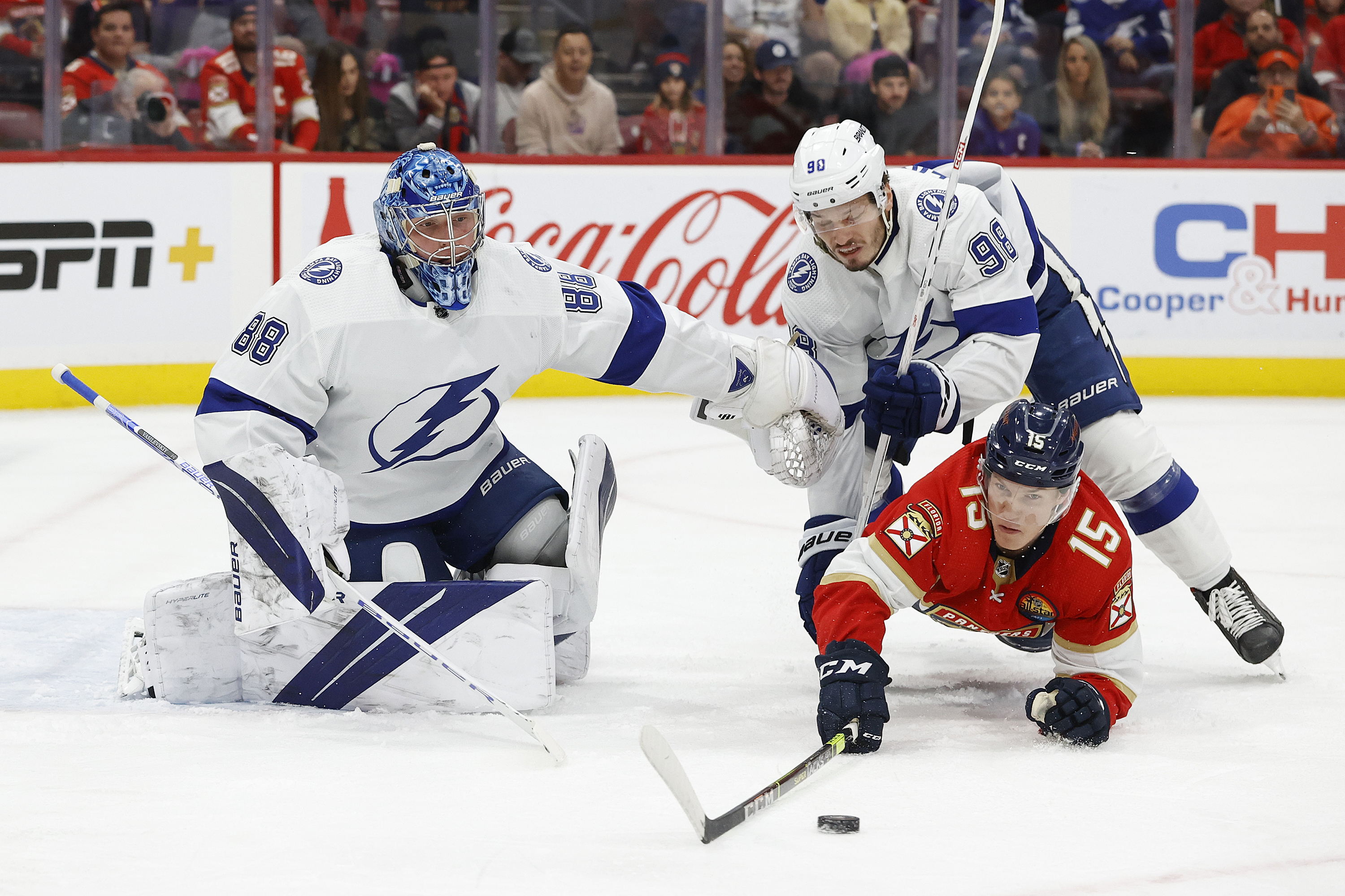 Goaltender Andrei Vasilevskiy of the Tampa Bay Lightning and News Photo  - Getty Images