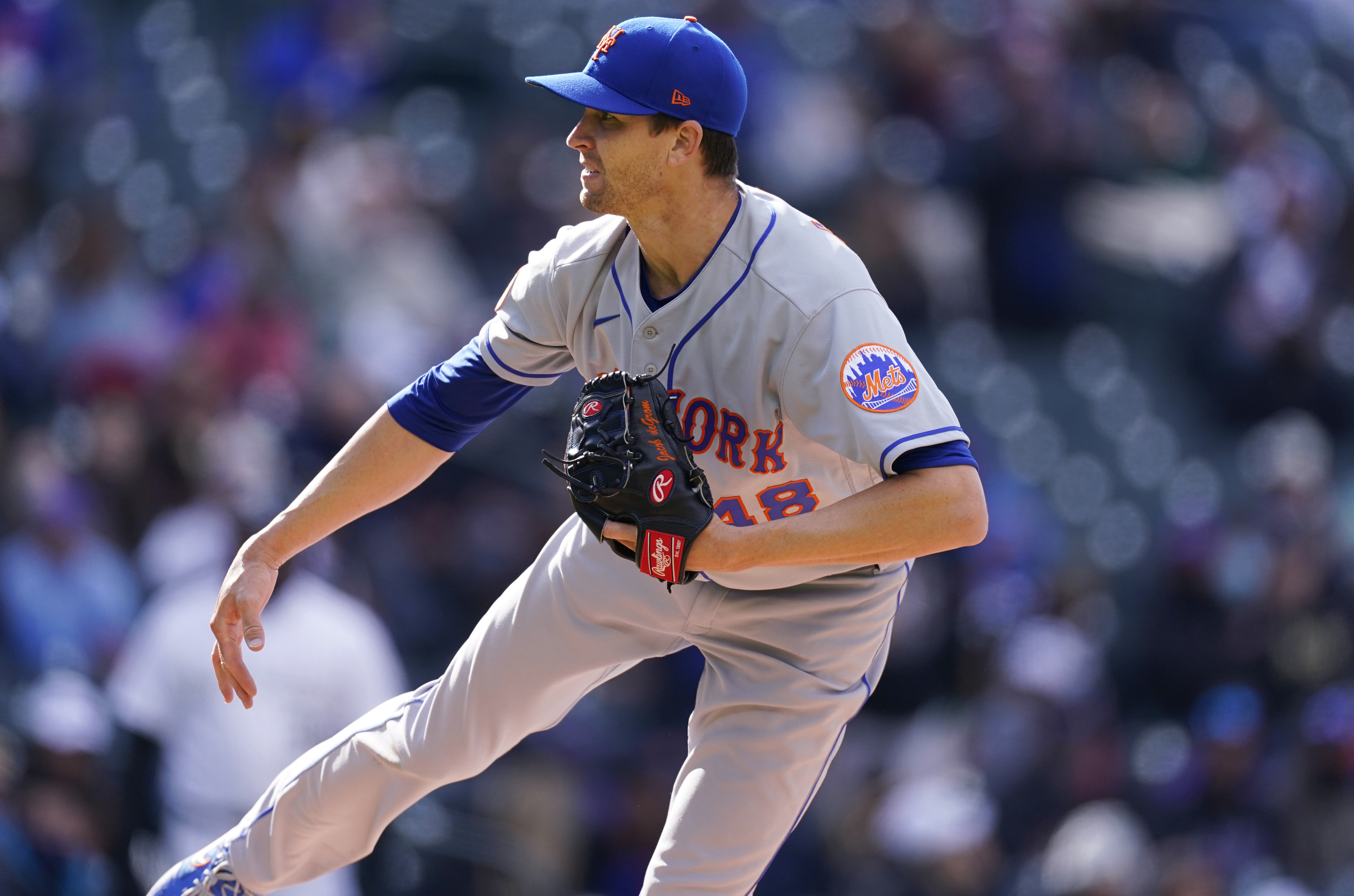 Jacob deGrom Is Alone Among Mets Starters: Uninjured and Unbeatable - The  New York Times